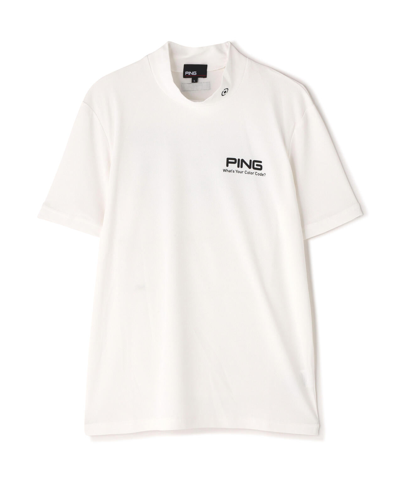 【PING APPAREL】【10カラーシリーズ】PEカノコ半袖ハイネックシャツ ＜NATIVE＞ (MENS)