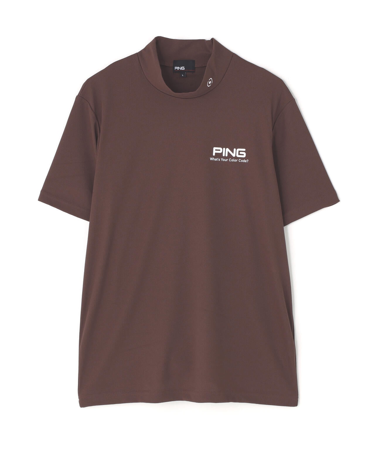 【PING APPAREL】【10カラーシリーズ】PEカノコ半袖ハイネックシャツ ＜NATIVE＞ (MENS)