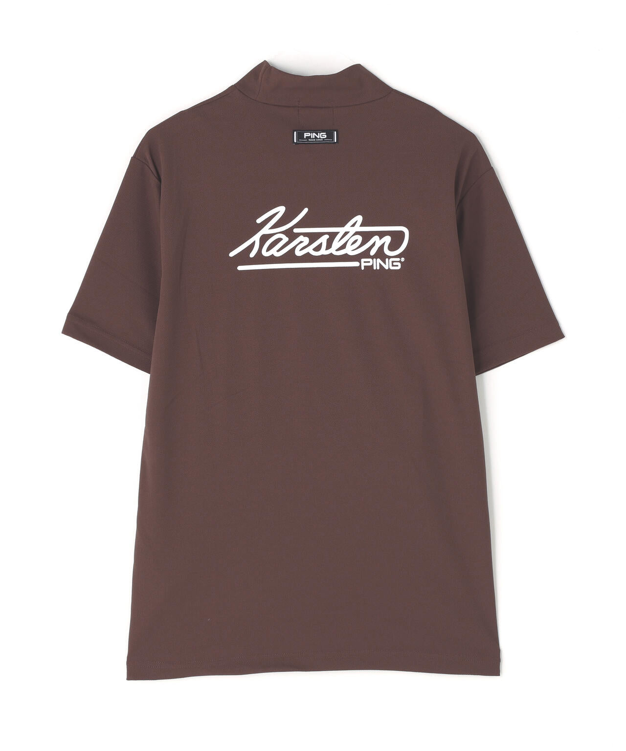 【PING APPAREL】【10カラーシリーズ】PEカノコ半袖ハイネックシャツ ＜NATIVE＞ (MENS)