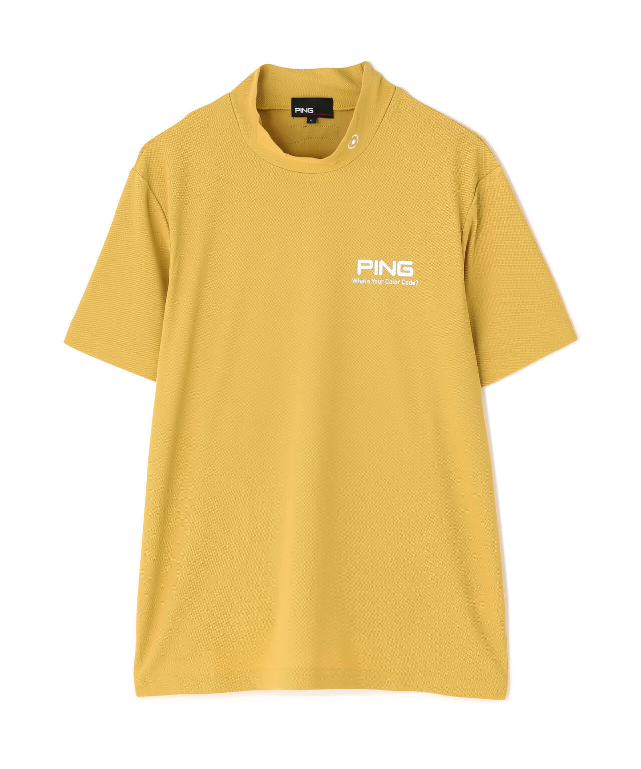 【PING APPAREL】【10カラーシリーズ】PEカノコ半袖ハイネックシャツ ＜NATIVE＞ (MENS)