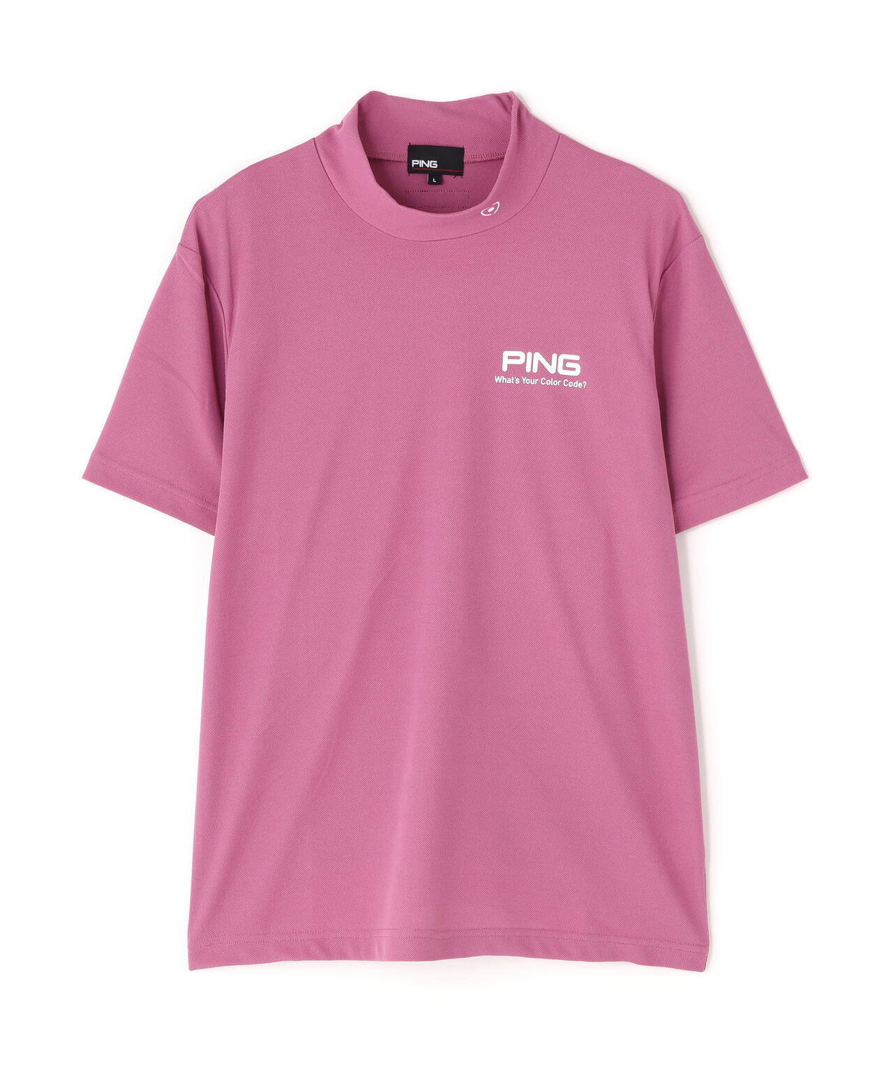 【PING APPAREL】【10カラーシリーズ】PEカノコ半袖ハイネックシャツ ＜NATIVE＞ (MENS)