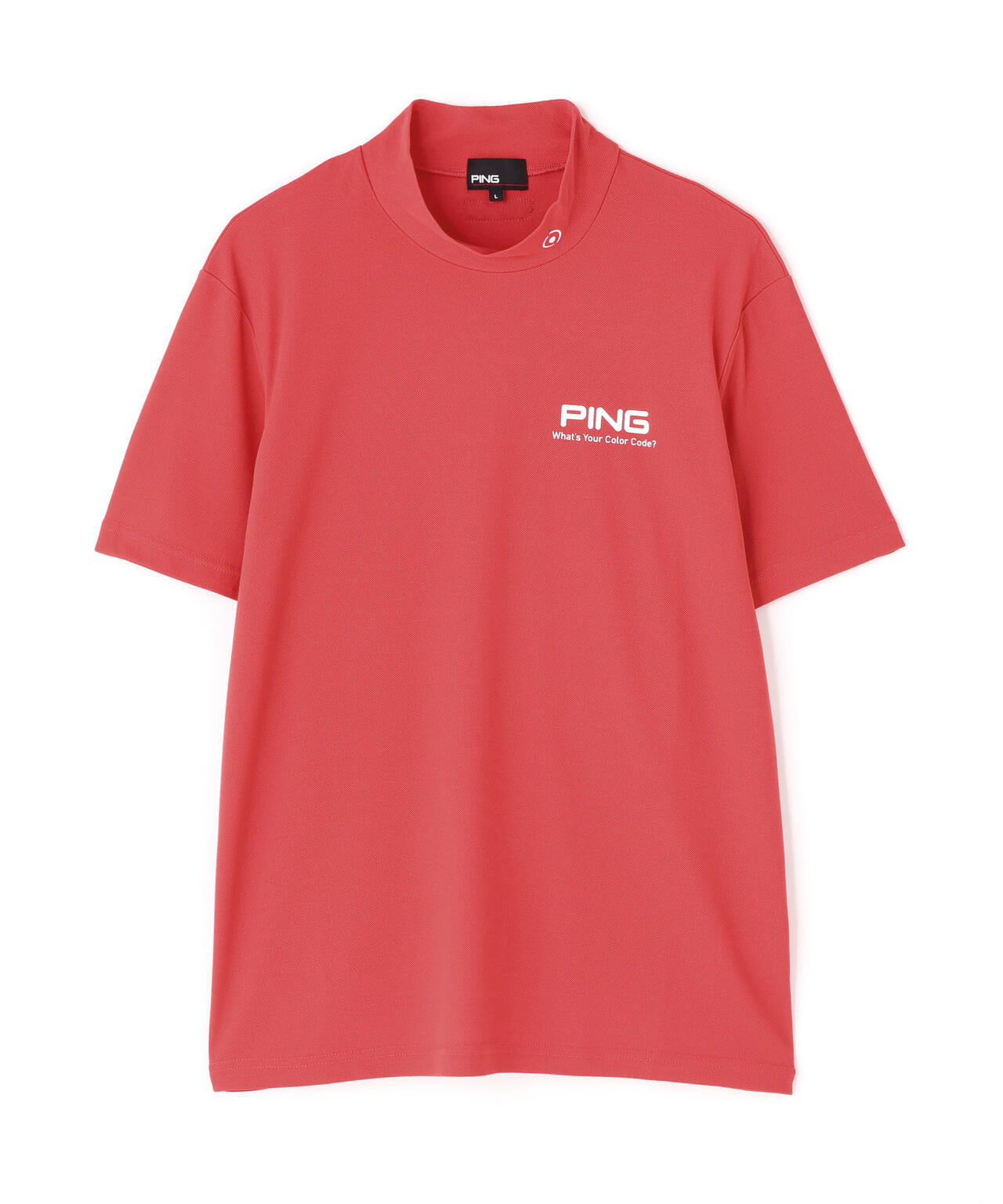 【PING APPAREL】【10カラーシリーズ】PEカノコ半袖ハイネックシャツ ＜NATIVE＞ (MENS)