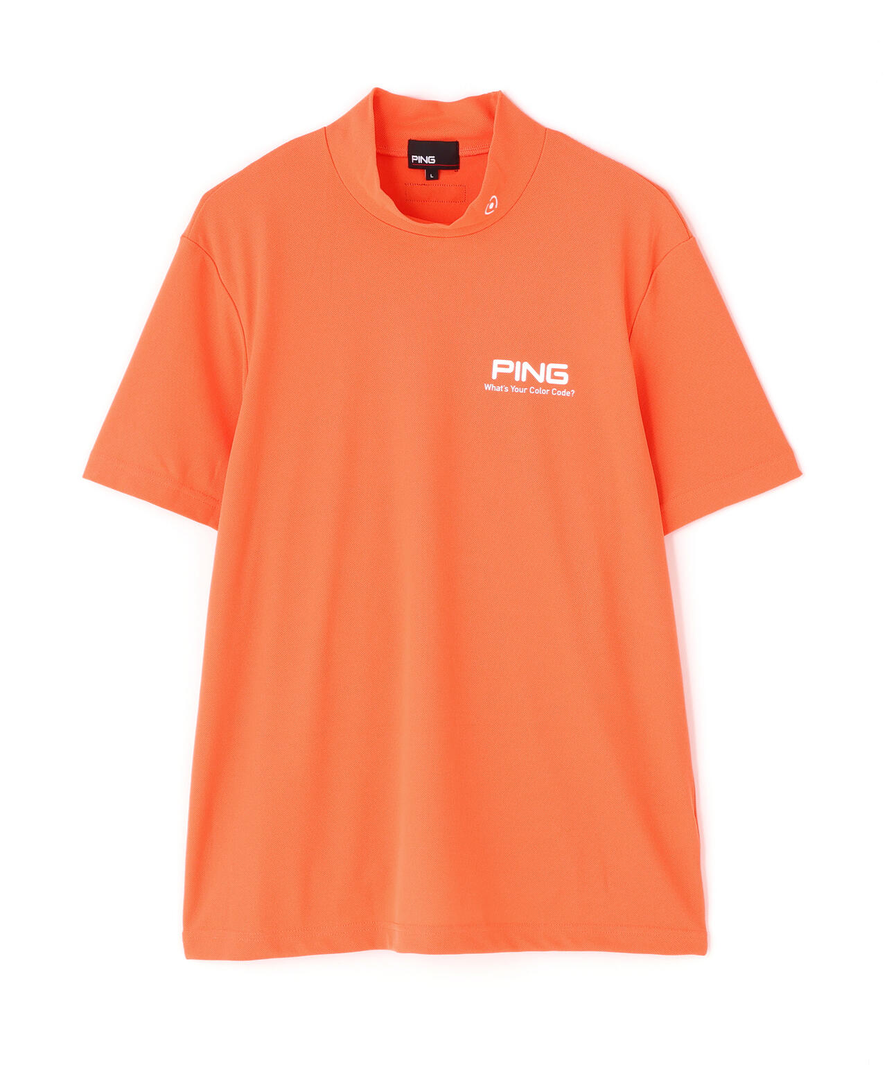 【PING APPAREL】【10カラーシリーズ】PEカノコ半袖ハイネックシャツ ＜NATIVE＞ (MENS)