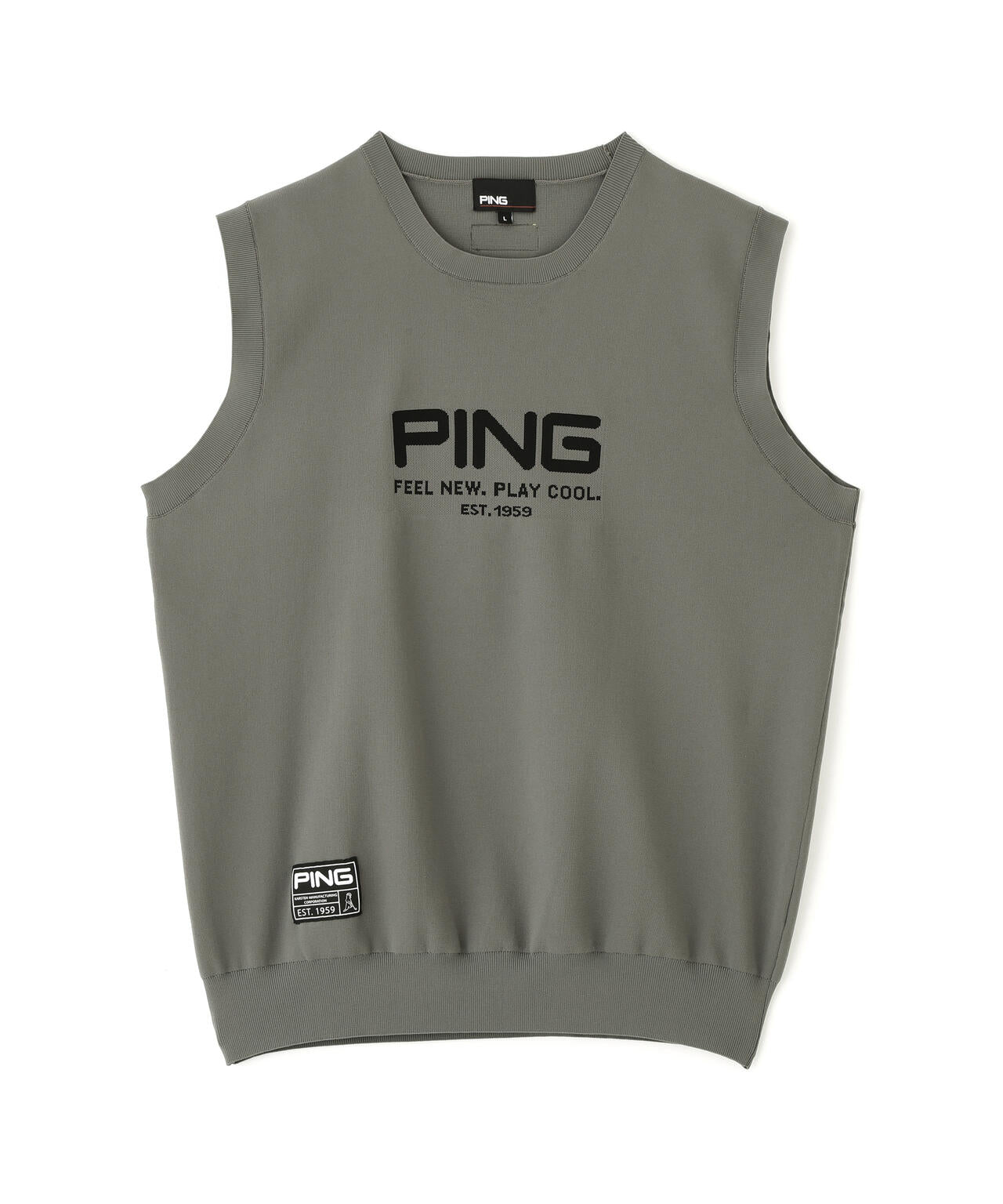 【PING APPAREL】ニットベスト ＜GOLD＞ (MENS)