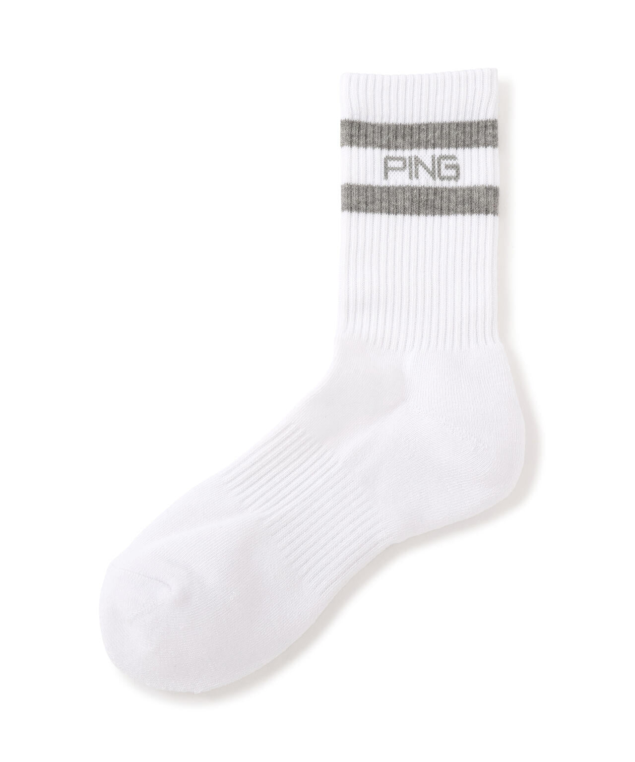 【PING APPAREL】PINGロゴラインミドルソックス ＜PERFORMANCE＞ (MENS)