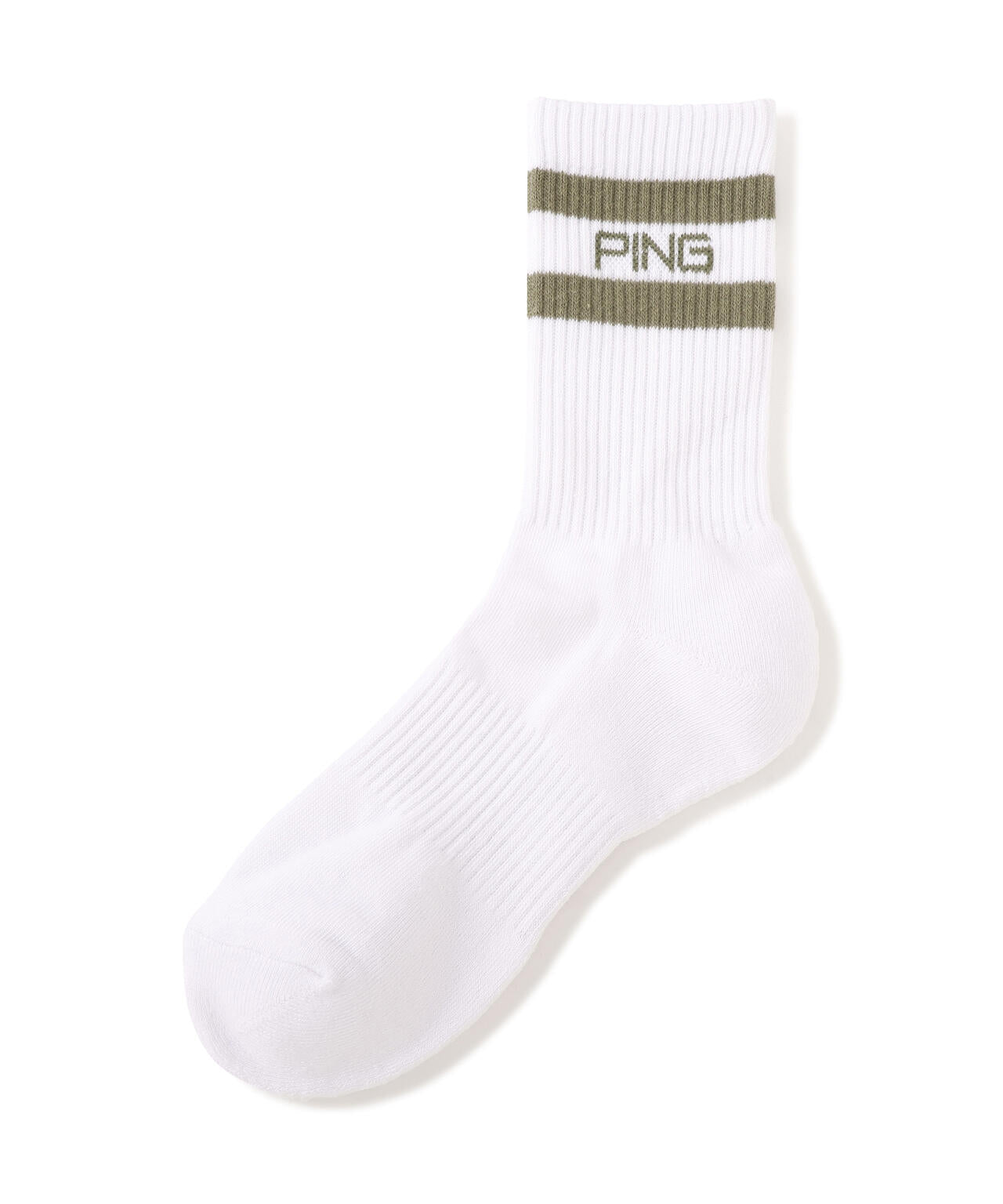 【PING APPAREL】PINGロゴラインミドルソックス ＜PERFORMANCE＞ (MENS)