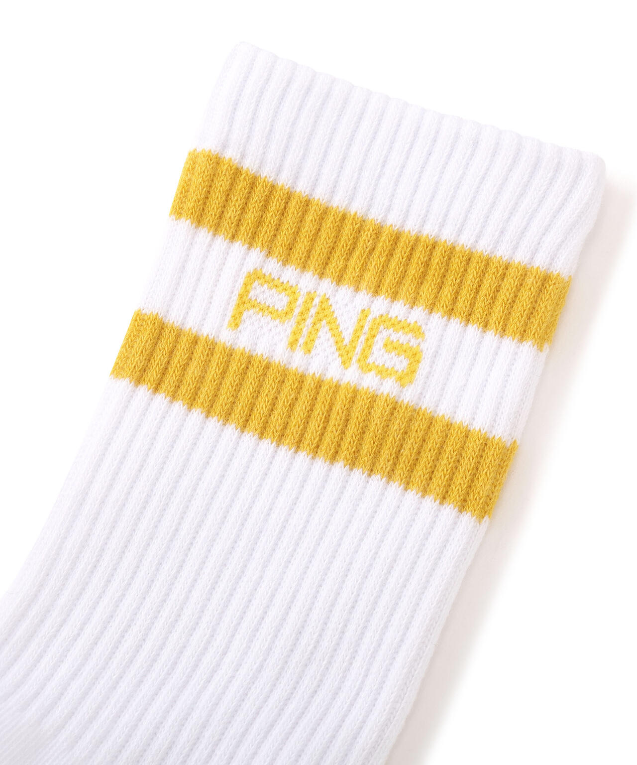 【PING APPAREL】PINGロゴラインミドルソックス ＜PERFORMANCE＞ (MENS)