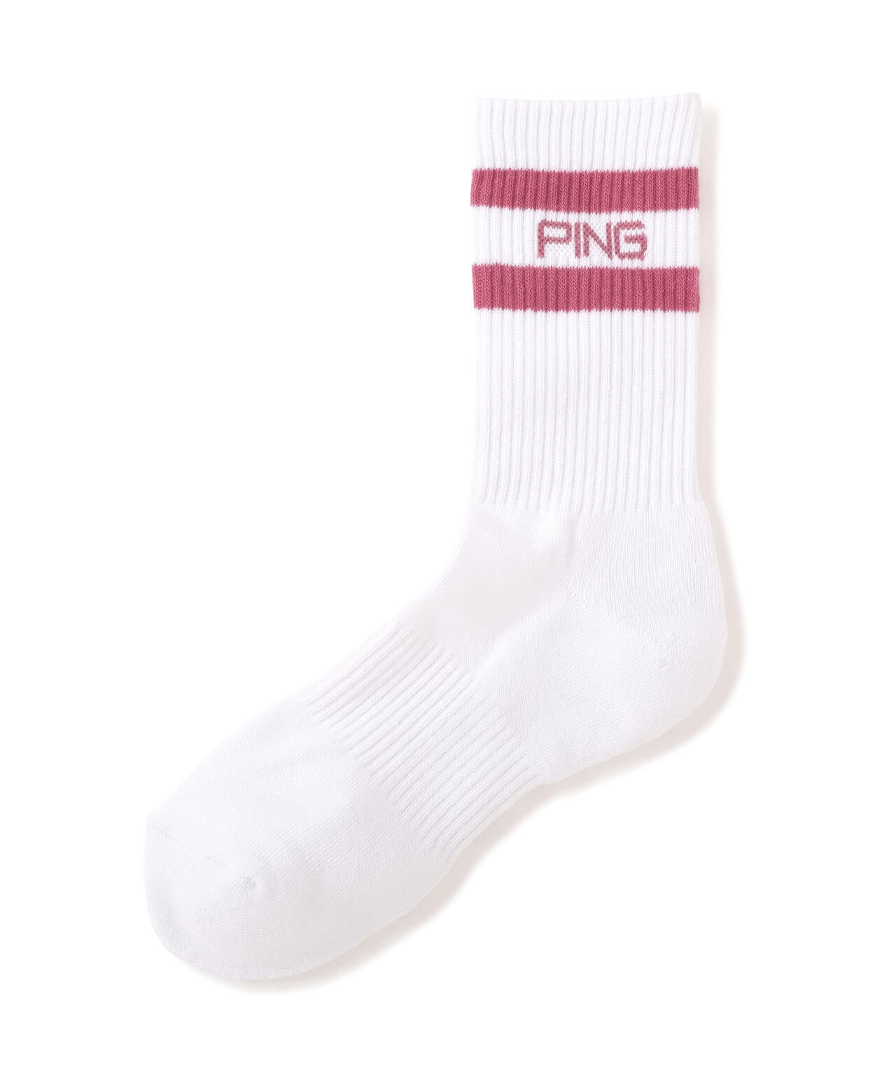 【PING APPAREL】PINGロゴラインミドルソックス ＜PERFORMANCE＞ (MENS)