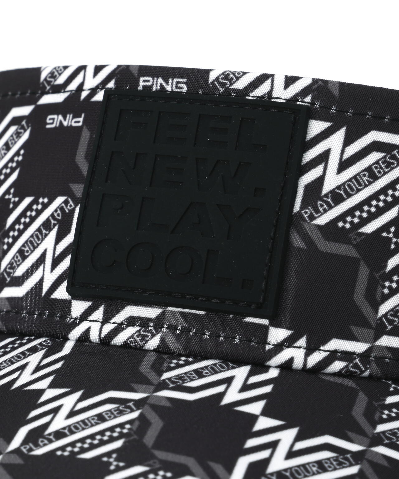 【PING APPAREL】AZモノグラム総柄プリントバイザー ＜PERFORMANCE＞ (UNISEX)