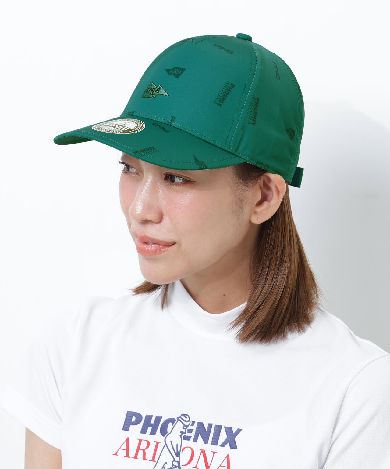 【PING APPAREL】USA FLAG総柄プリントキャップ ＜NATIVE＞(UNISEX)