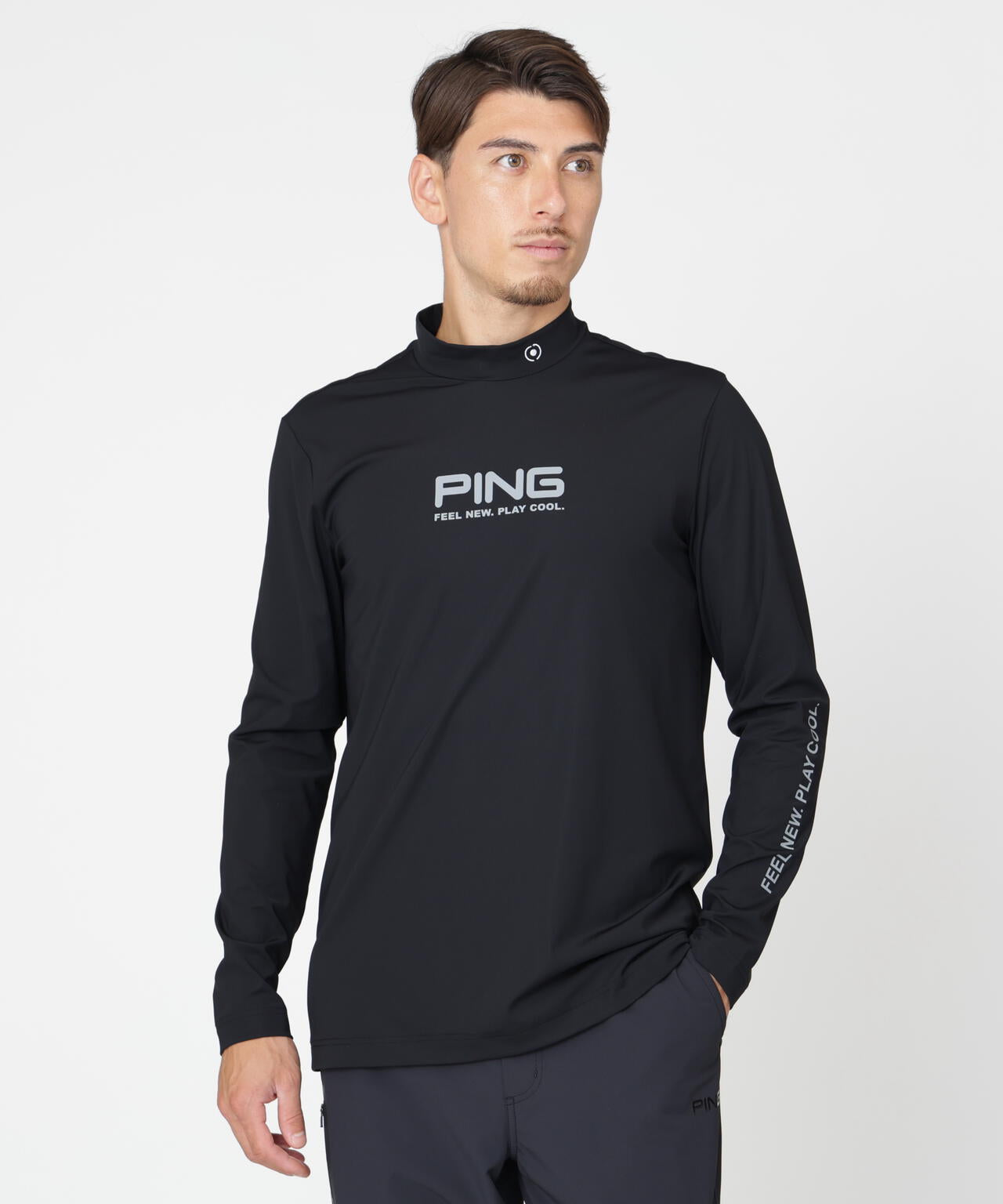 ［PING APPAREL］［接触冷感・UVカット・撥水］レイヤードツインセット (MENS)