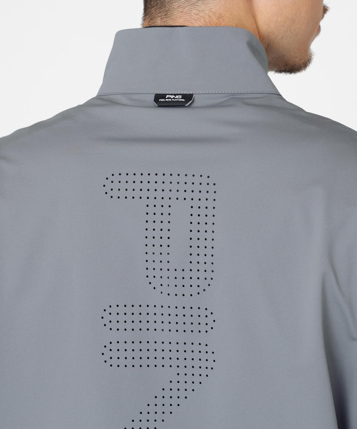 【PING APPAREL】ストレッチハイゲージ天竺2WAYスタンドフルジップブルゾン (MENS)