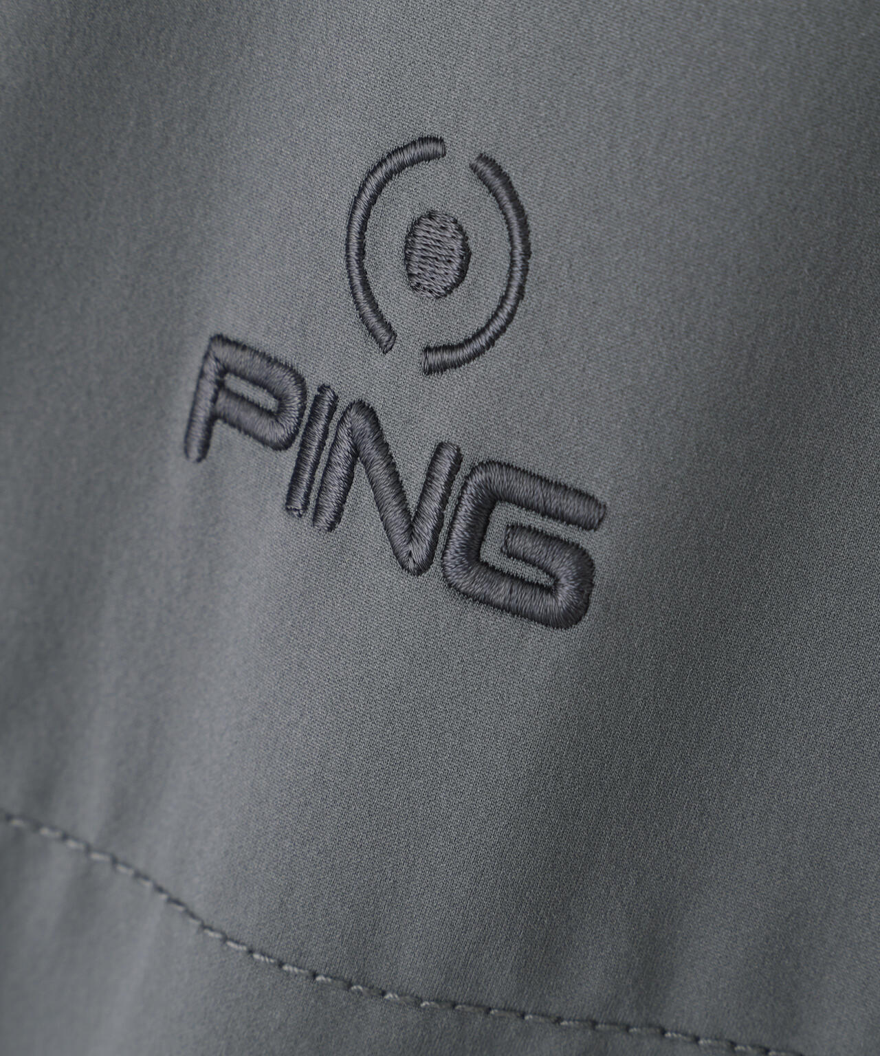 【PING APPAREL】ストレッチハイゲージ天竺2WAYスタンドフルジップブルゾン (MENS)