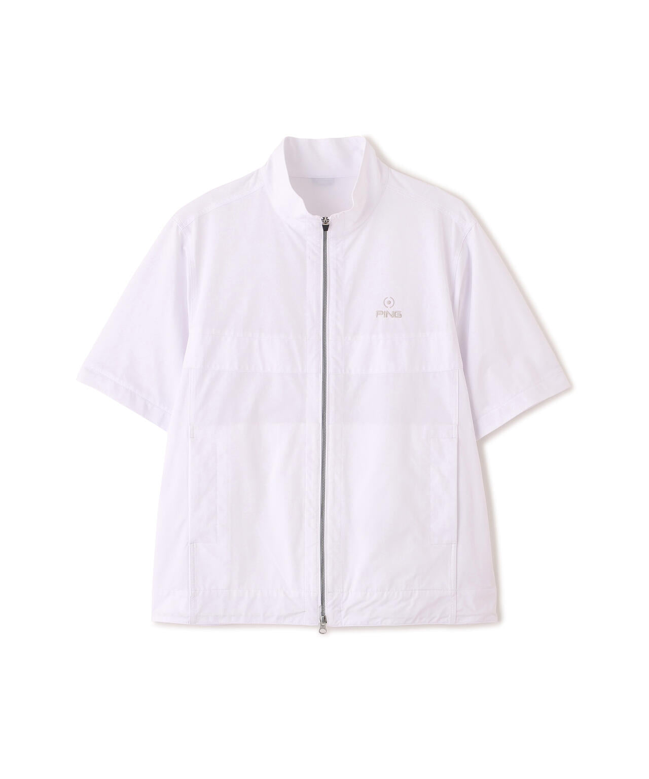 【PING APPAREL】ストレッチハイゲージ天竺2WAYスタンドフルジップブルゾン (MENS)