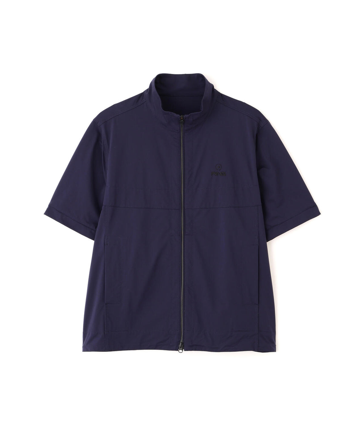 【PING APPAREL】ストレッチハイゲージ天竺2WAYスタンドフルジップブルゾン (MENS)