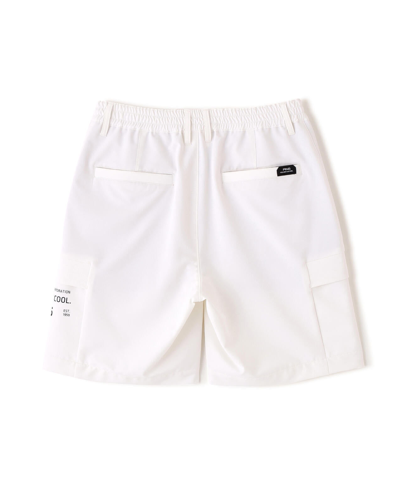 ［PING APPAREL］［UVカット・吸水速乾］ダブルストレッチフラップショートパンツ (MENS)