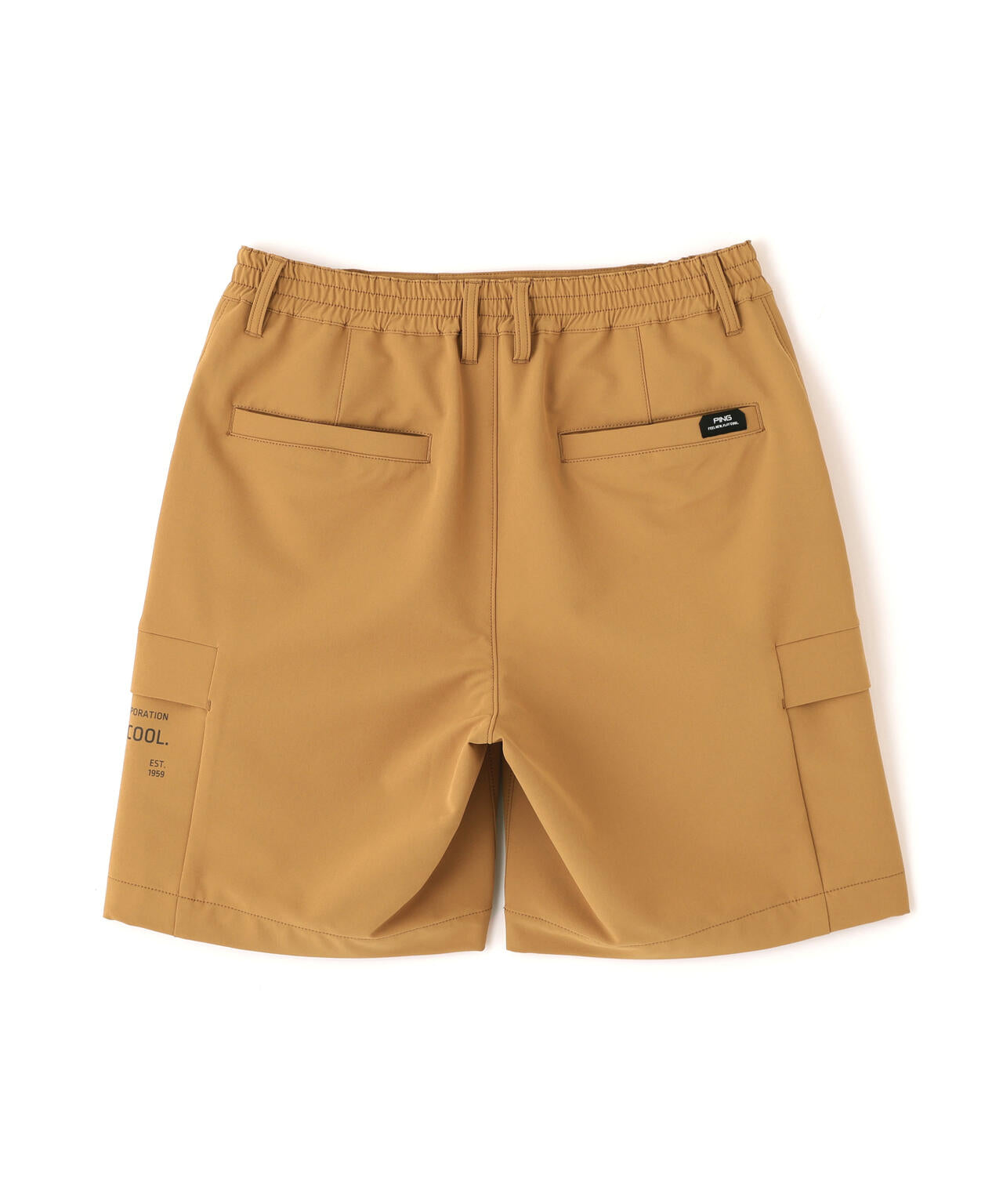 ［PING APPAREL］［UVカット・吸水速乾］ダブルストレッチフラップショートパンツ (MENS)