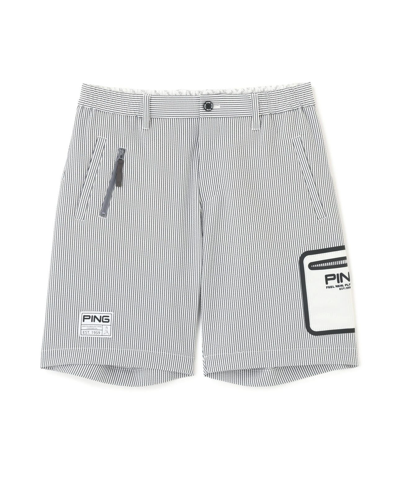 ［PING APPAREL］［撥水］シアサッカーショートパンツ ＜GOLD＞ (MENS)