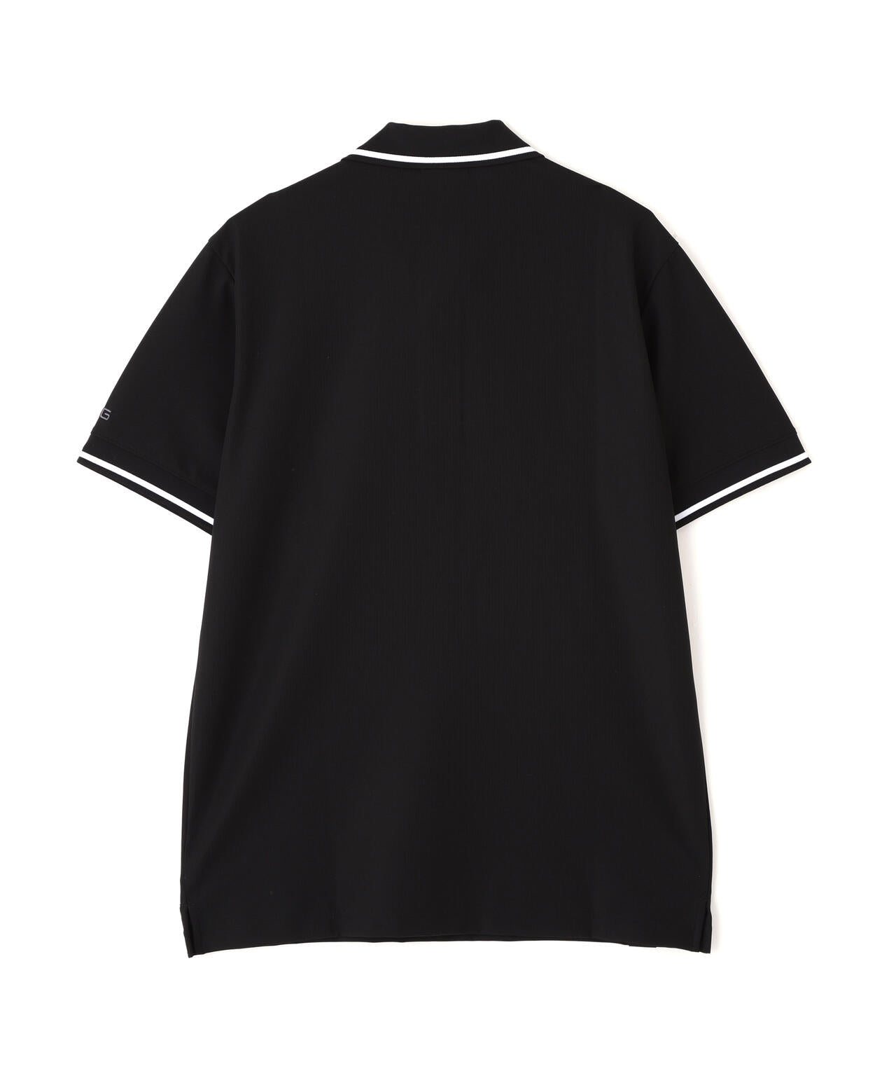 ［PING APPAREL］［接触冷感・UVカット］ワッフルロゴジャガード衿半袖ポロシャツ (MENS)
