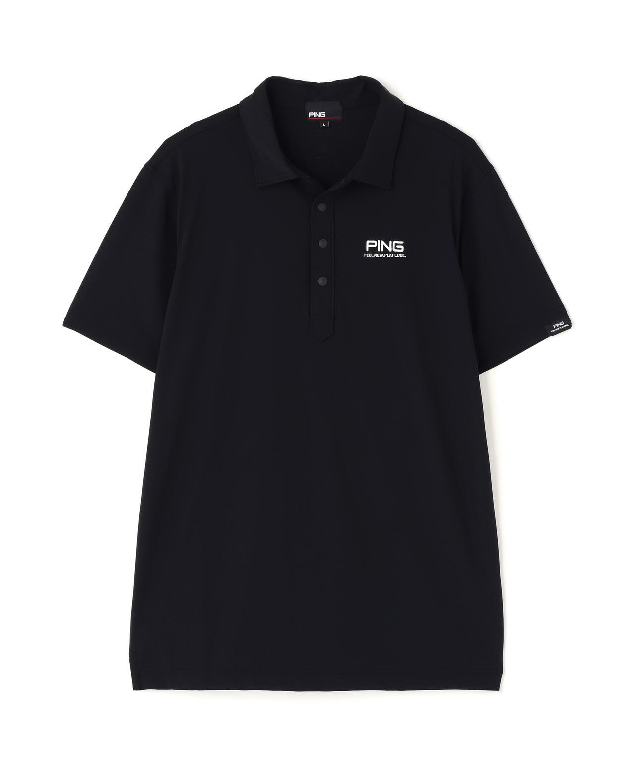 ［PING APPAREL］［接触冷感・UVカット］半袖ポロシャツ (MENS)