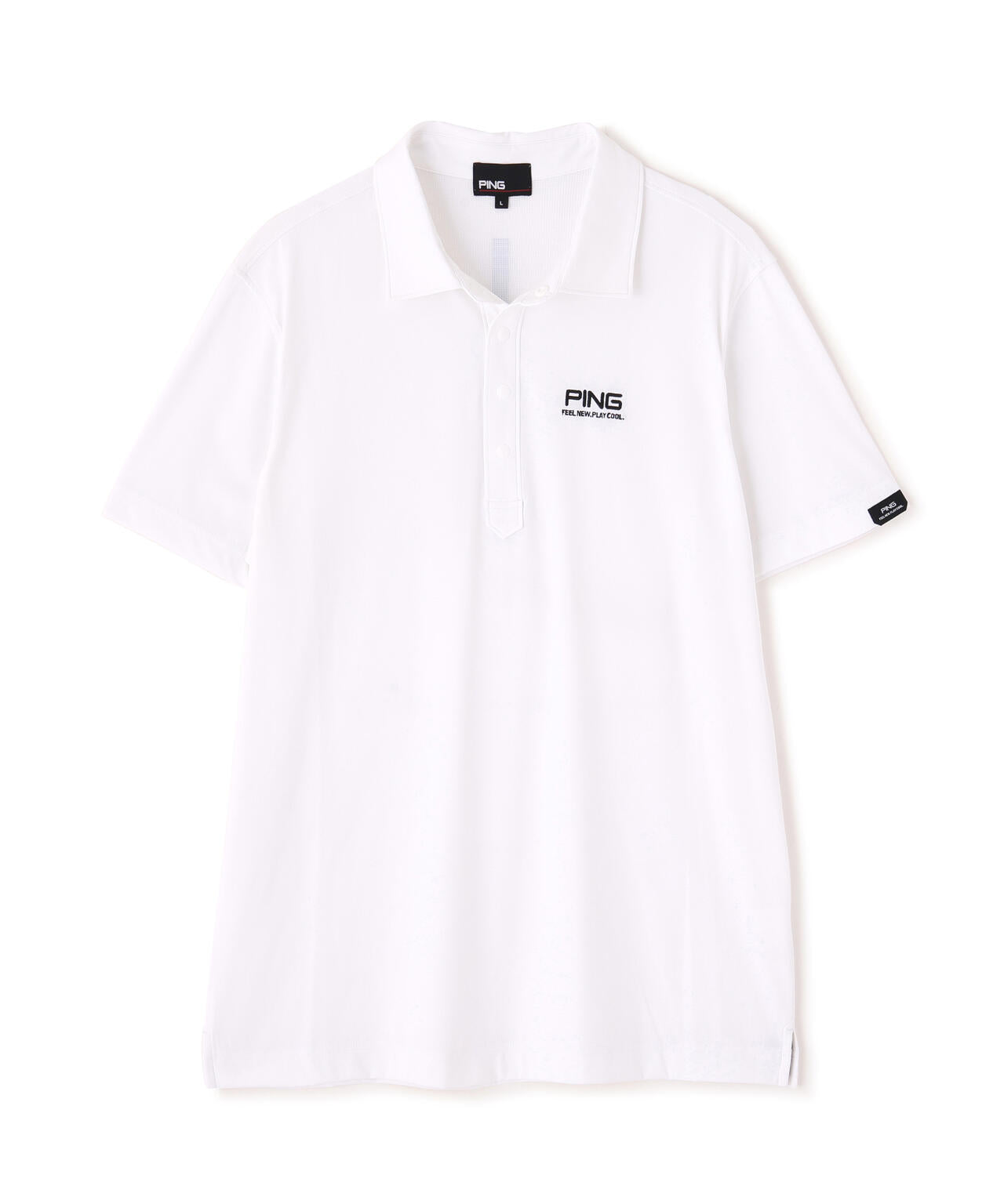 ［PING APPAREL］［接触冷感・UVカット］半袖ポロシャツ (MENS)