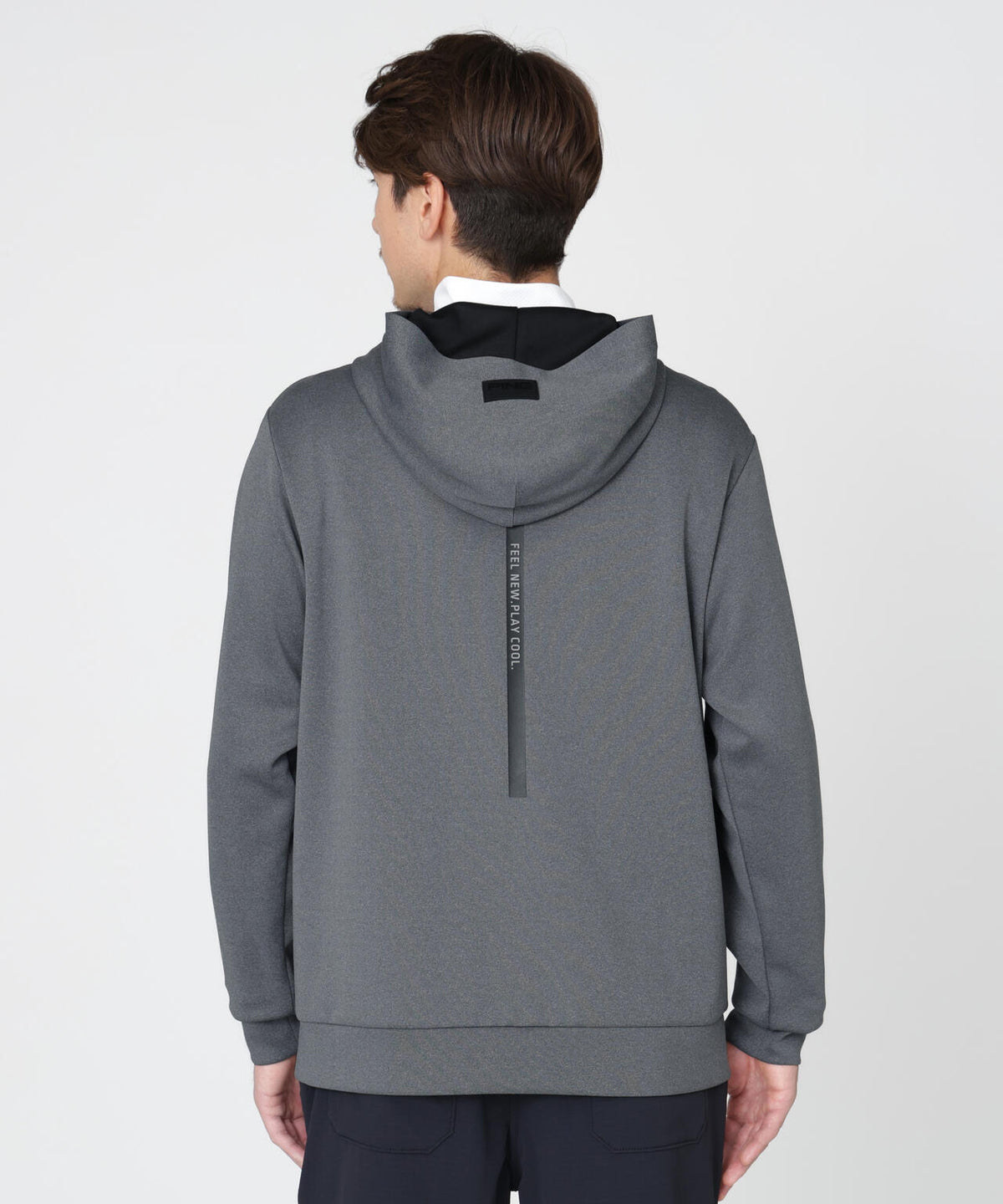 【PING APPAREL】全方向ストレッチスウェットプルオーバーフーディー (MENS)