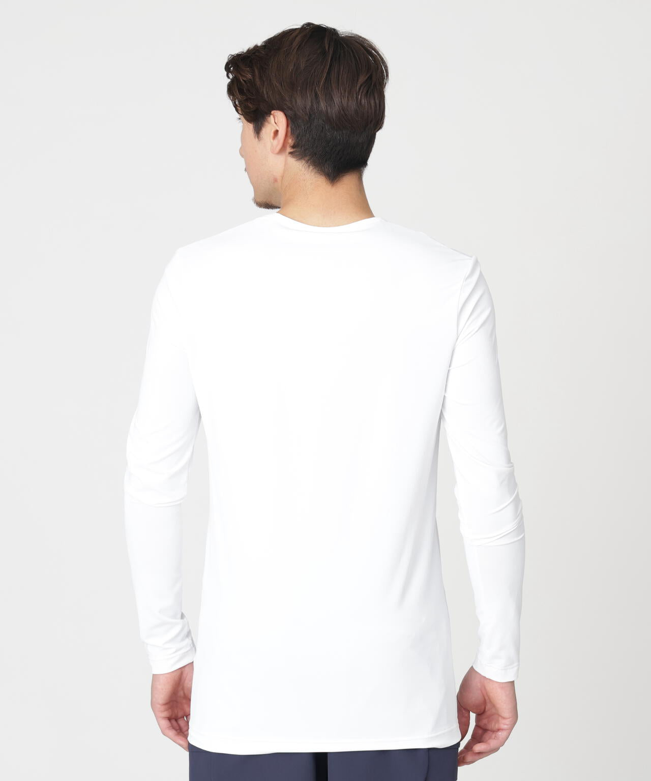 ［PING APPAREL］［UVカット・接触冷感］ベア天竺長袖Uネックインナー (MENS)