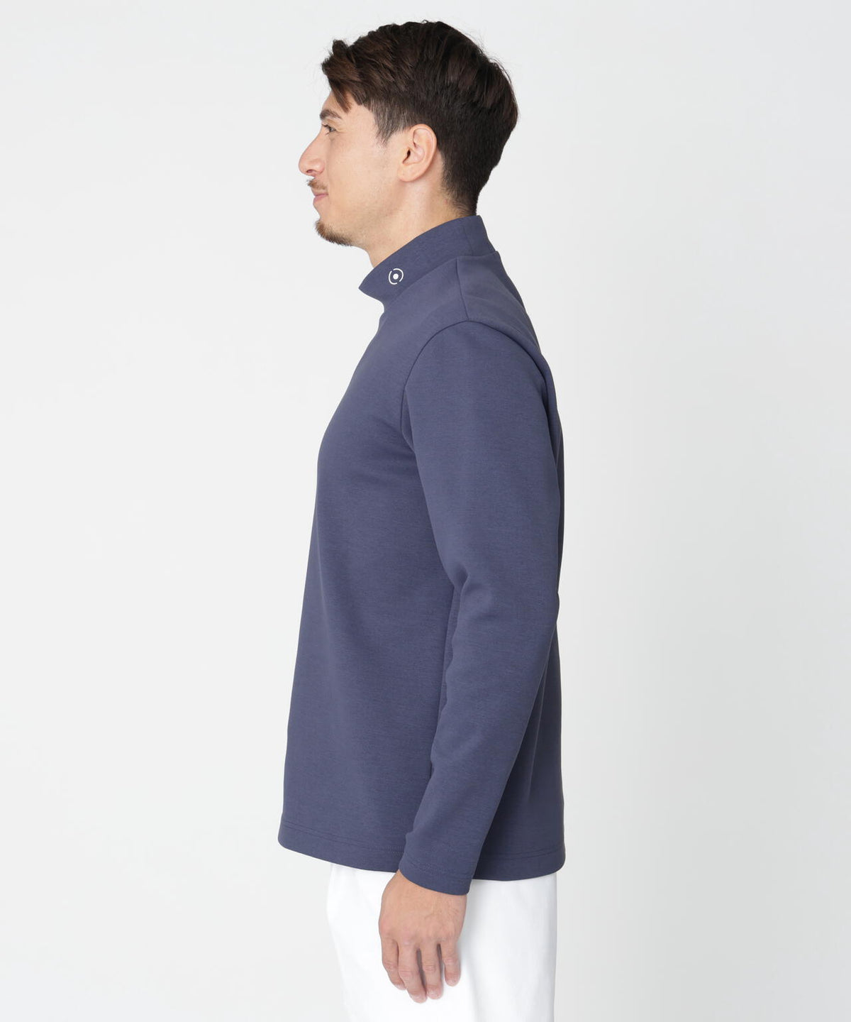 【PING APPAREL】ANSERプリントストレッチダンボール長袖ハイネックシャツ (MENS)