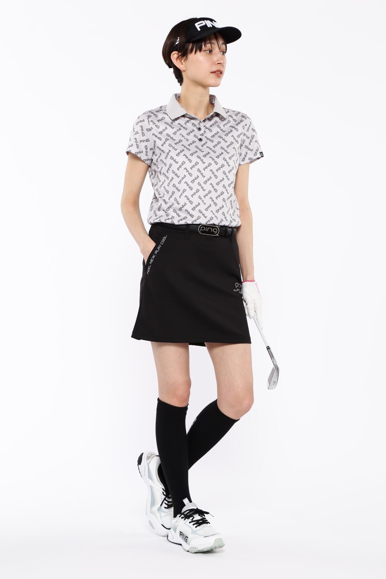 【PING APPAREL】ジャカードストレッチスカート ＜PERFORMANCE＞ (LADIES)