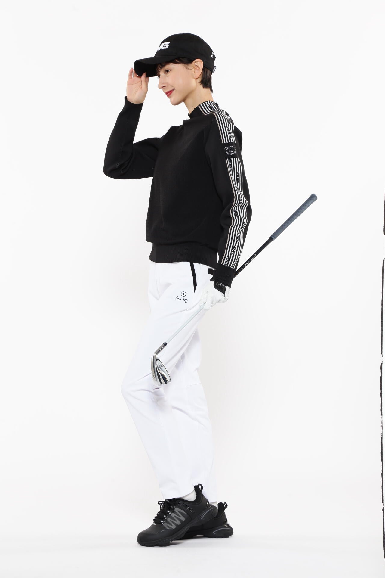 【PING APPAREL】全方向ストレッチカルゼテーパードパンツ ＜PERFORMANCE＞ (LADIES)