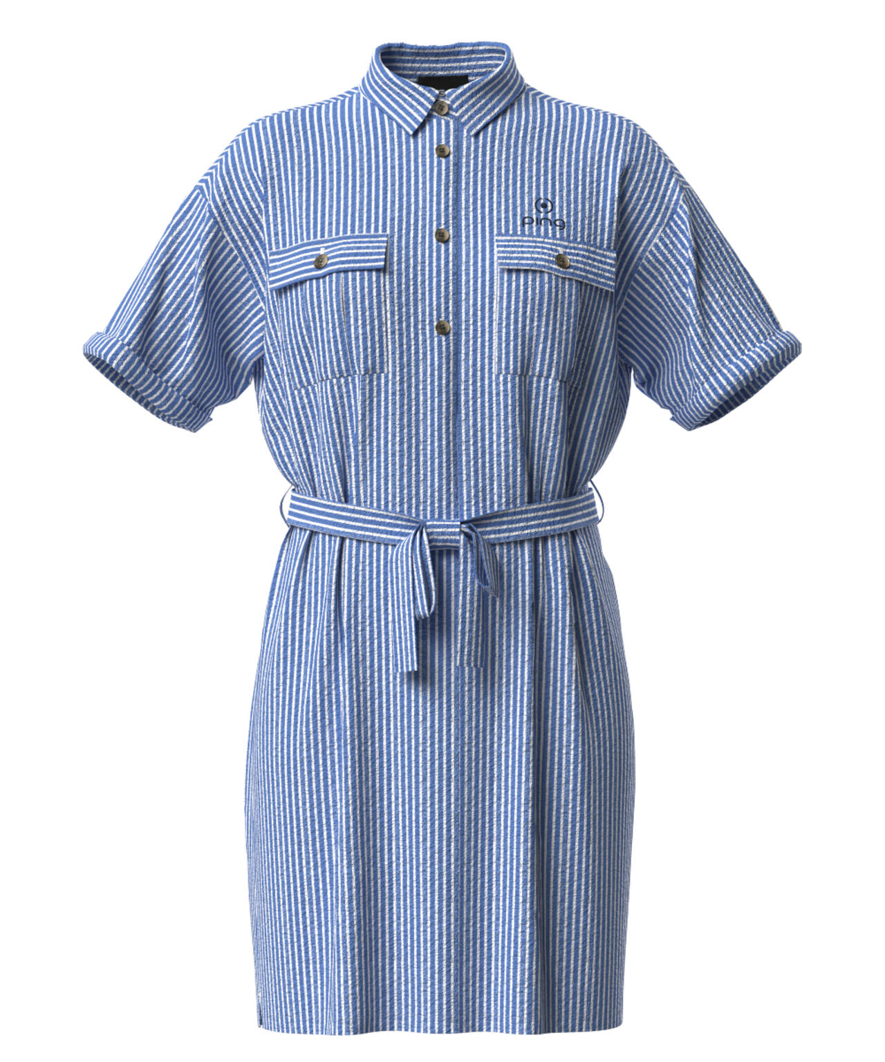 【PING APPAREL】全方向ストレッチサッカー半袖ワンピース ＜LADIES LINE＞＜NATIVE＞ (LADIES)
