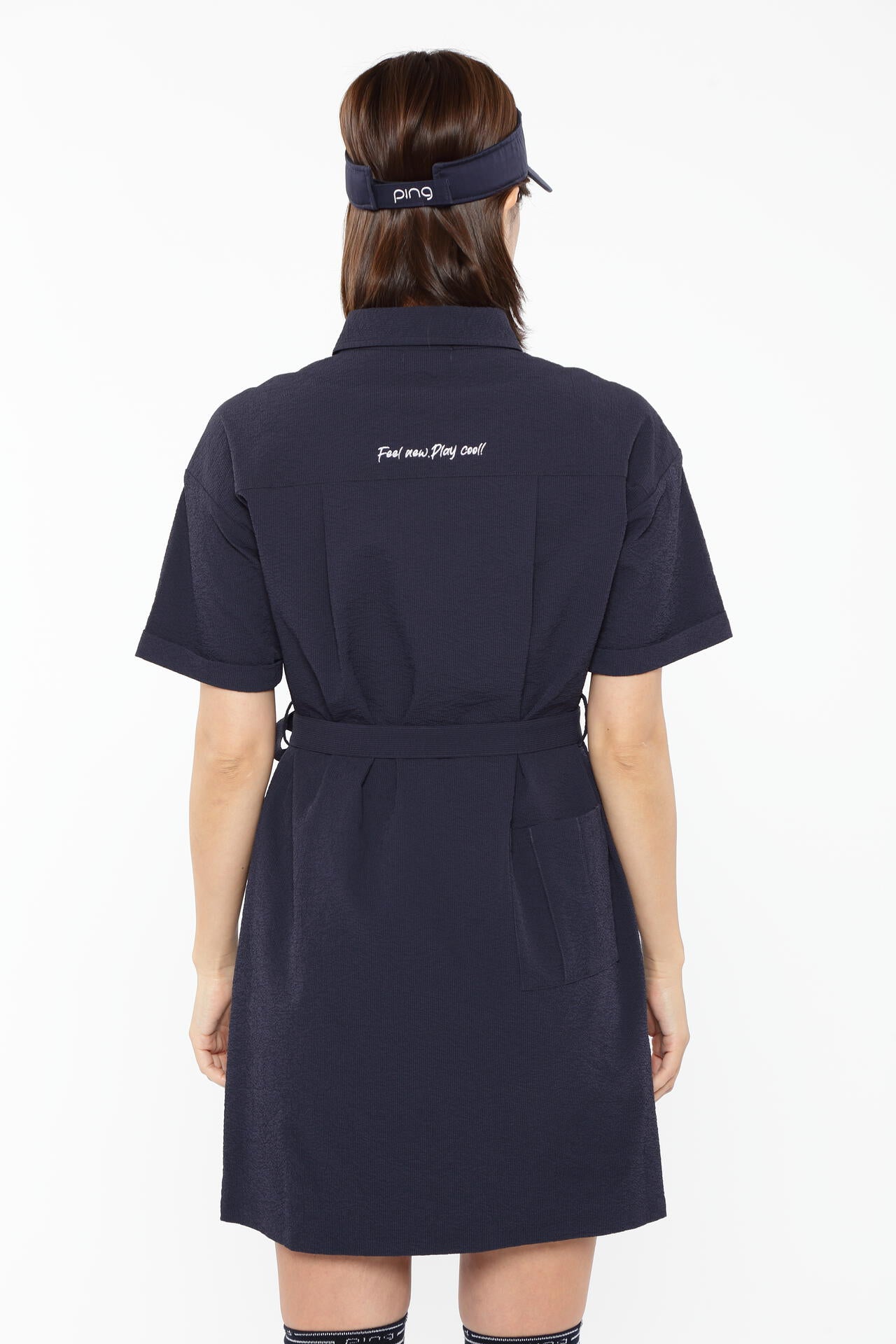 【PING APPAREL】全方向ストレッチサッカー半袖ワンピース ＜LADIES LINE＞＜NATIVE＞ (LADIES)
