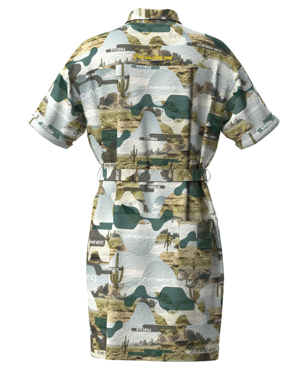 【PING APPAREL】全方向ストレッチサッカー半袖ワンピース ＜LADIES LINE＞＜NATIVE＞ (LADIES)