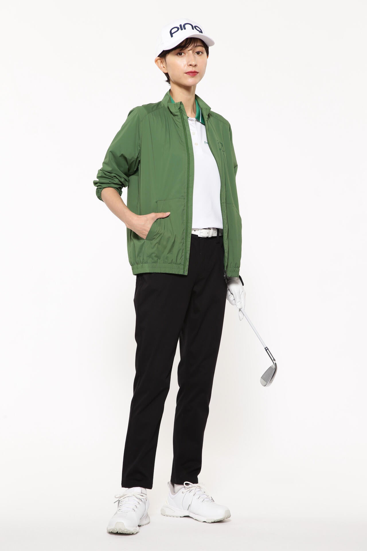 【PING APPAREL】Mr.PING刺繍全方向ストレッチライトテーパード5ポケットパンツ ＜LADIES LINE＞ (LADIES)