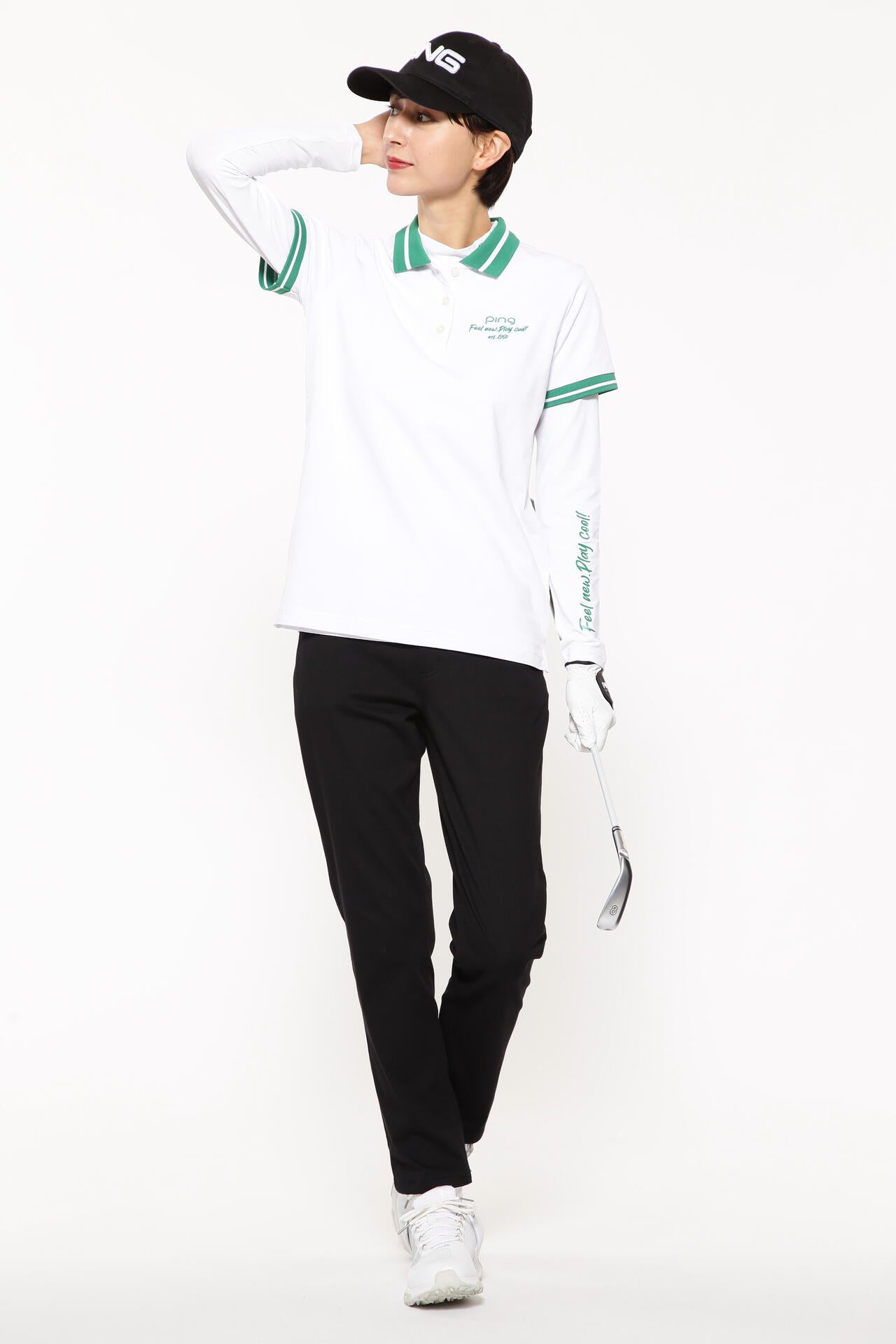 【PING APPAREL】Mr.PING刺繍全方向ストレッチライトテーパード5ポケットパンツ ＜LADIES LINE＞ (LADIES)