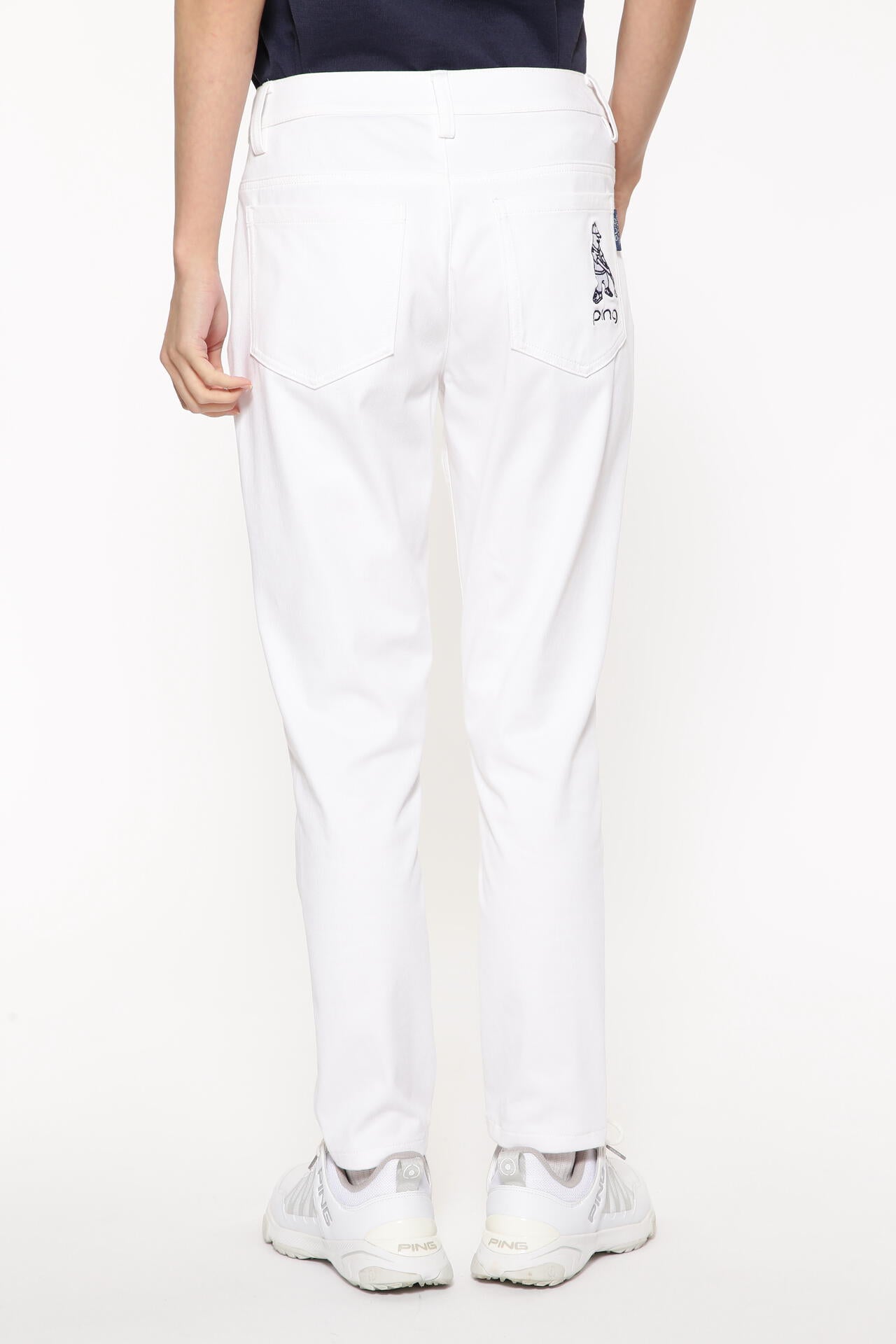 【PING APPAREL】Mr.PING刺繍全方向ストレッチライトテーパード5ポケットパンツ ＜LADIES LINE＞ (LADIES)