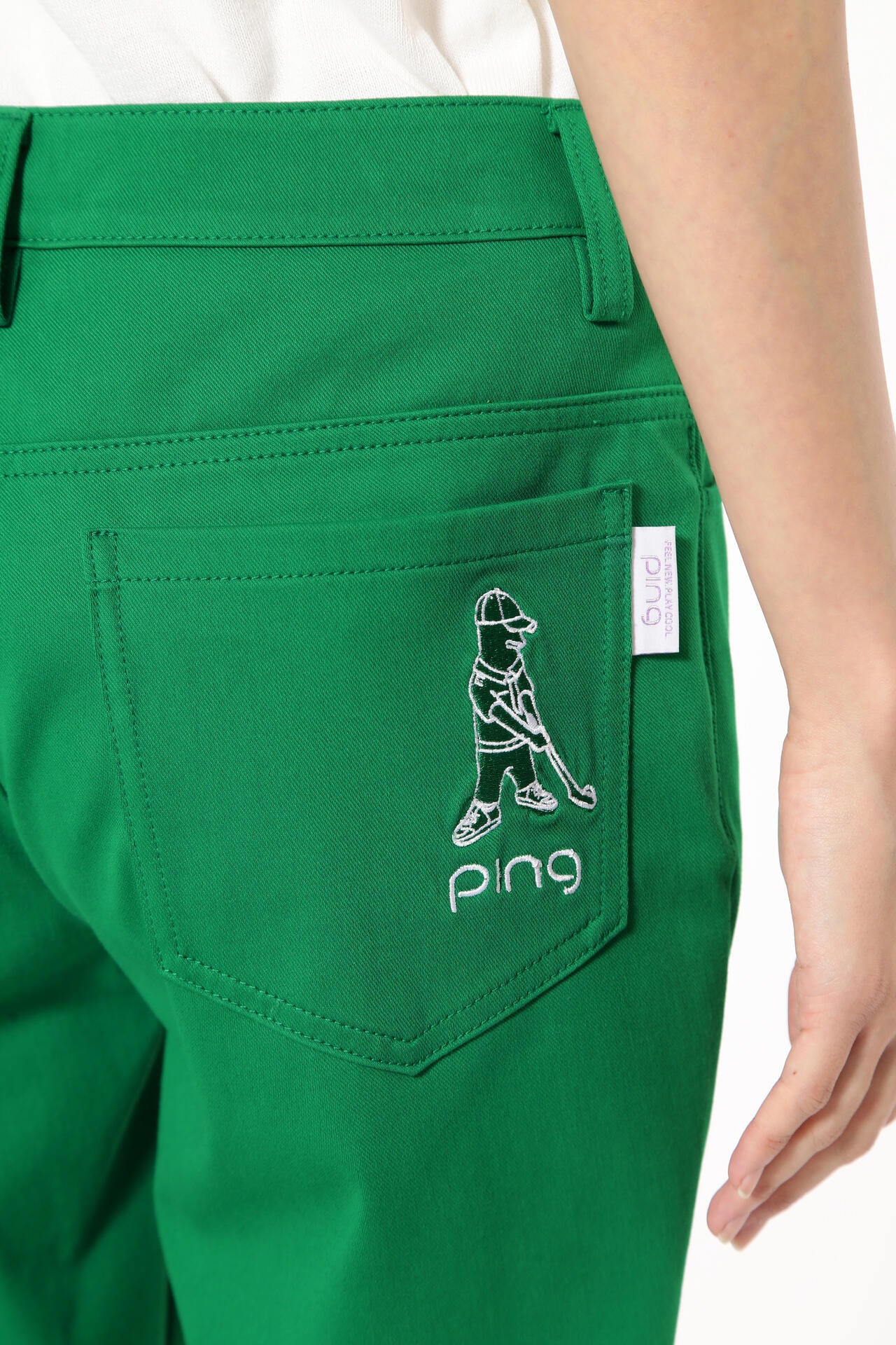 【PING APPAREL】Mr.PING刺繍全方向ストレッチライトテーパード5ポケットパンツ ＜LADIES LINE＞ (LADIES)