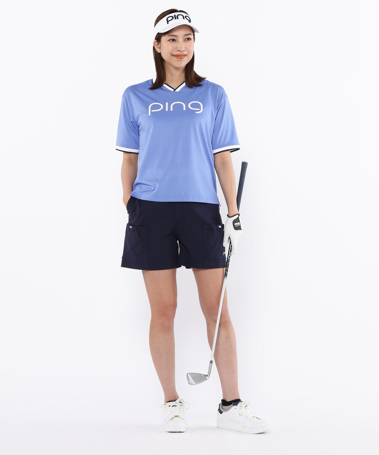 【PING APPAREL】サライテック 二重織ショートパンツ ＜LADIES LINE＞ ＜NATIVE＞(LADIES)