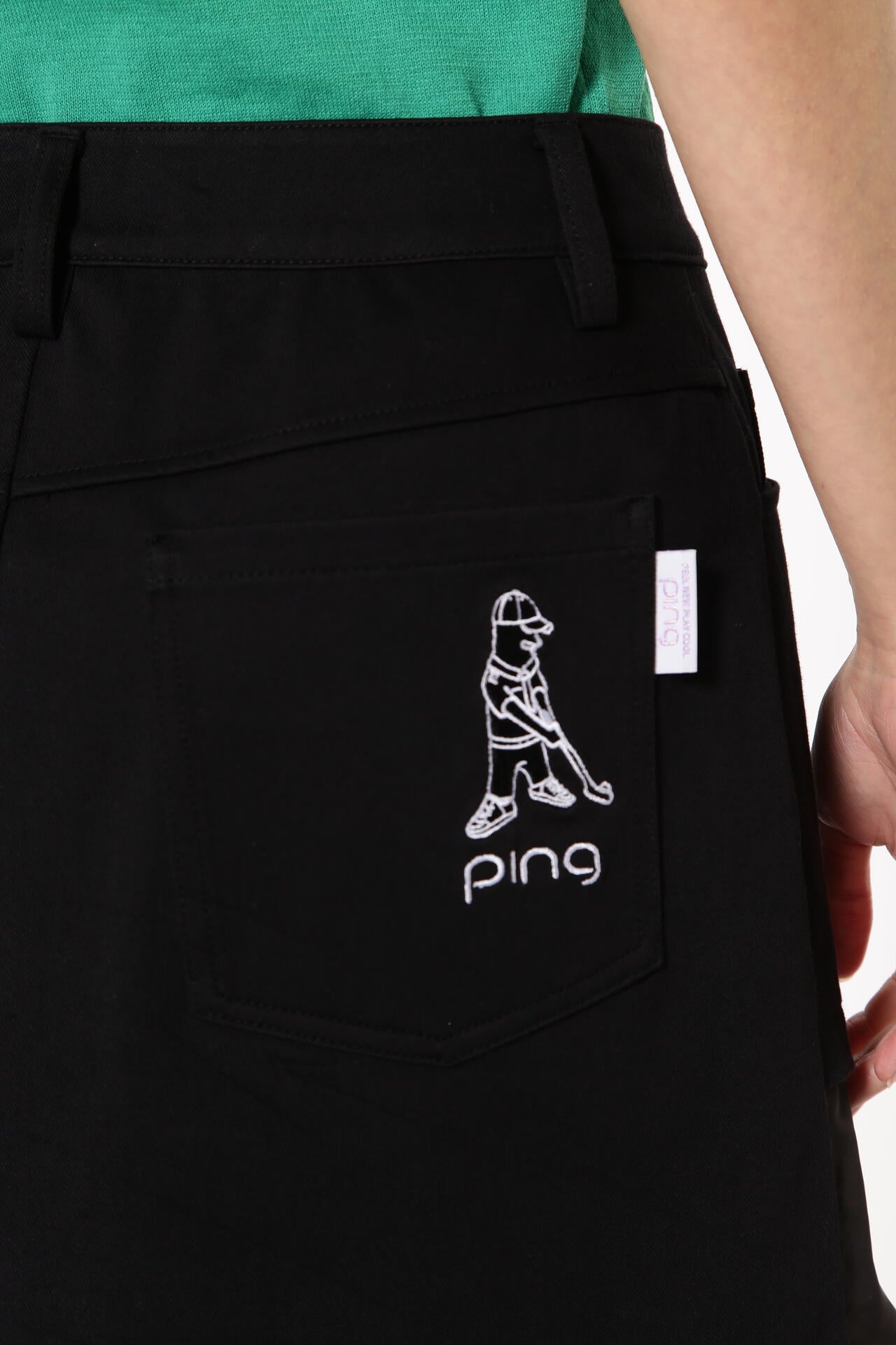 【PING APPAREL】フェイクレイヤードプリーツスカート ＜LADIES LINE＞＜NATIVE＞ (LADIES)