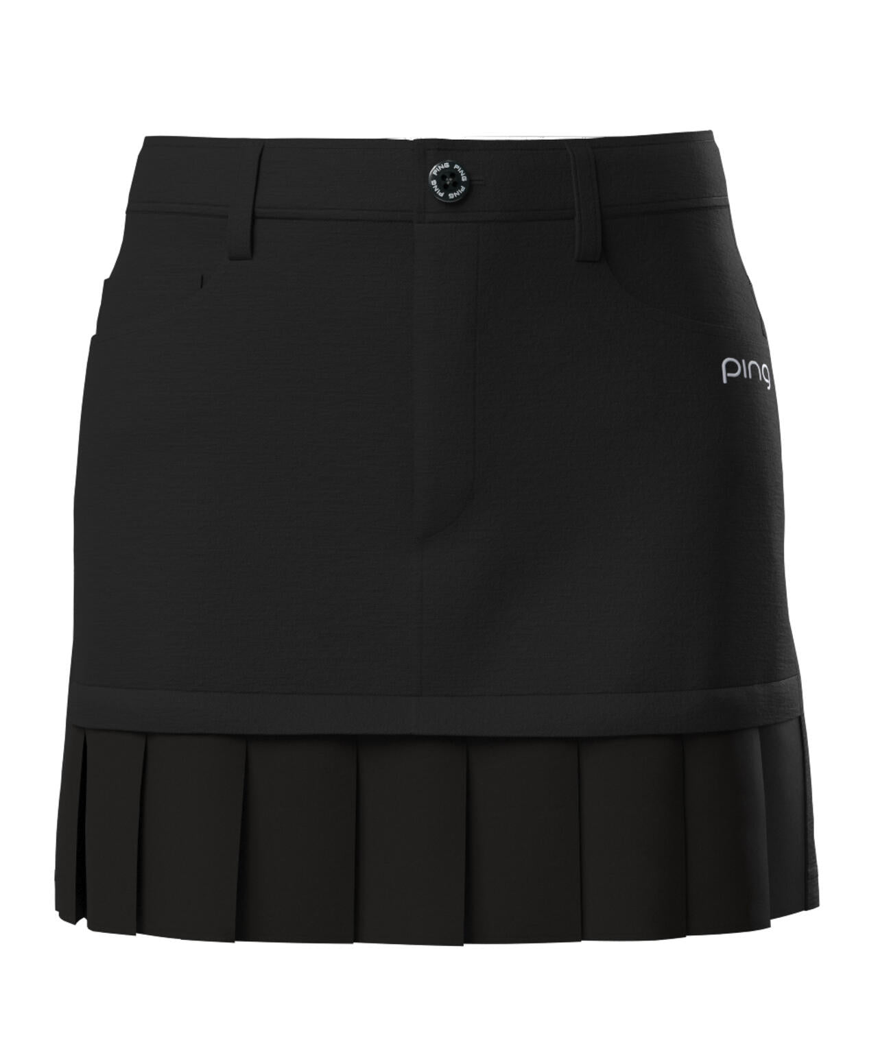 【PING APPAREL】フェイクレイヤードプリーツスカート ＜LADIES LINE＞＜NATIVE＞ (LADIES)