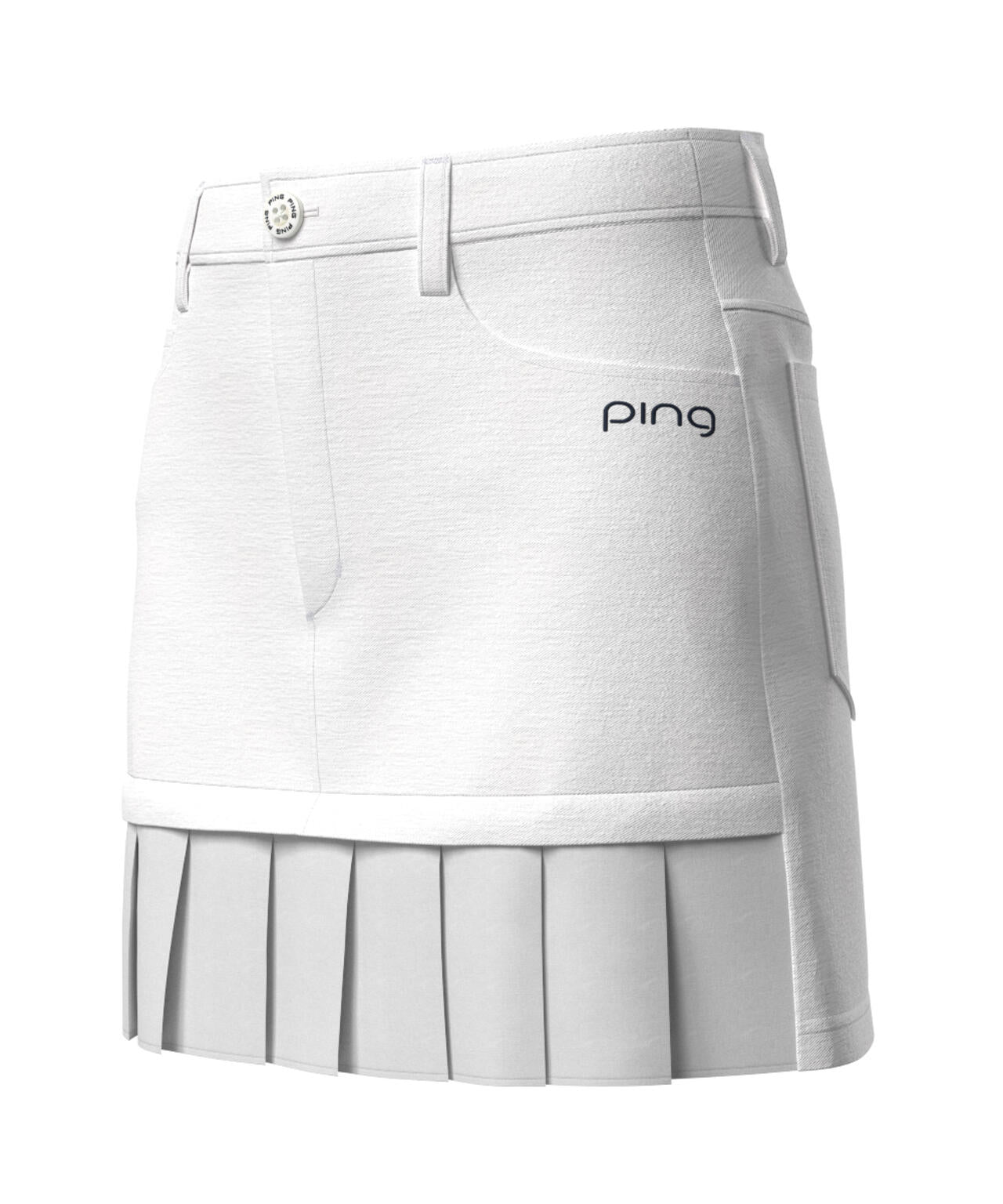 【PING APPAREL】フェイクレイヤードプリーツスカート ＜LADIES LINE＞＜NATIVE＞ (LADIES)