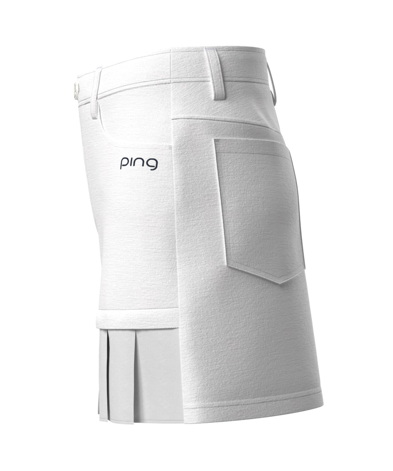 【PING APPAREL】フェイクレイヤードプリーツスカート ＜LADIES LINE＞＜NATIVE＞ (LADIES)