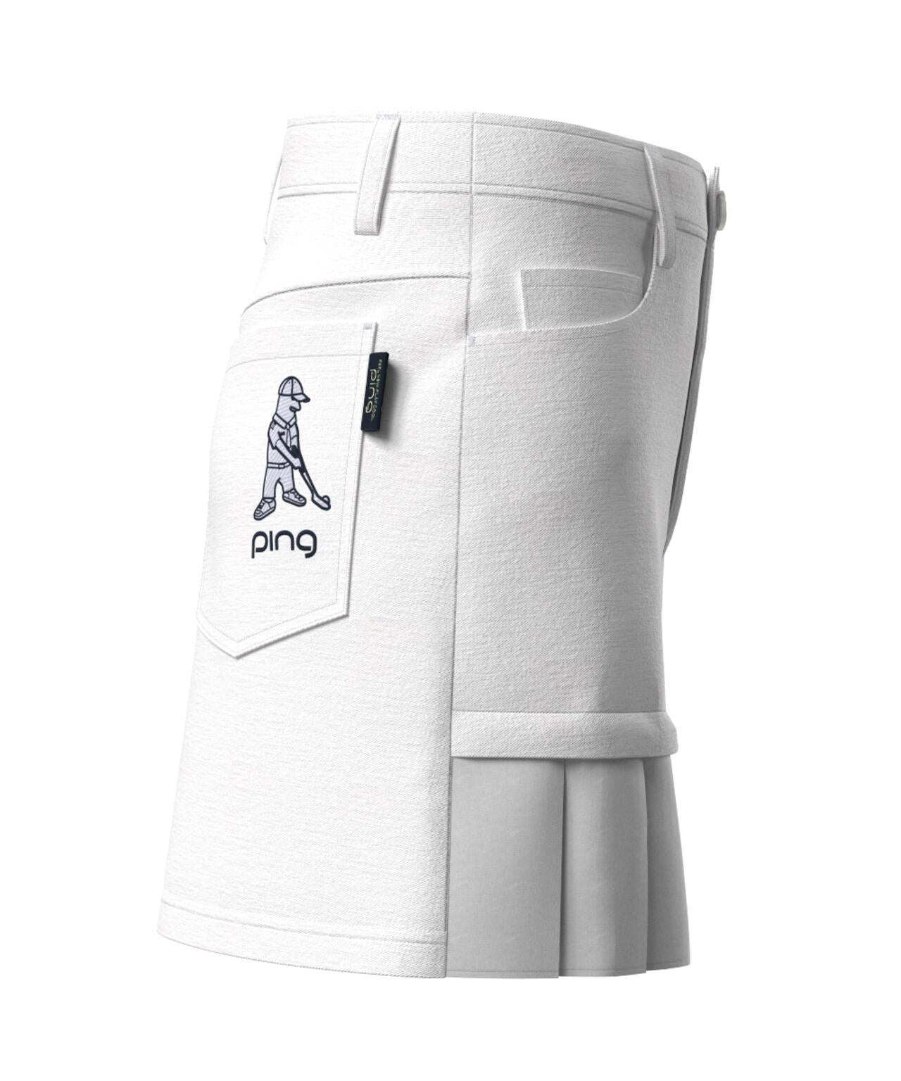 【PING APPAREL】フェイクレイヤードプリーツスカート ＜LADIES LINE＞＜NATIVE＞ (LADIES)