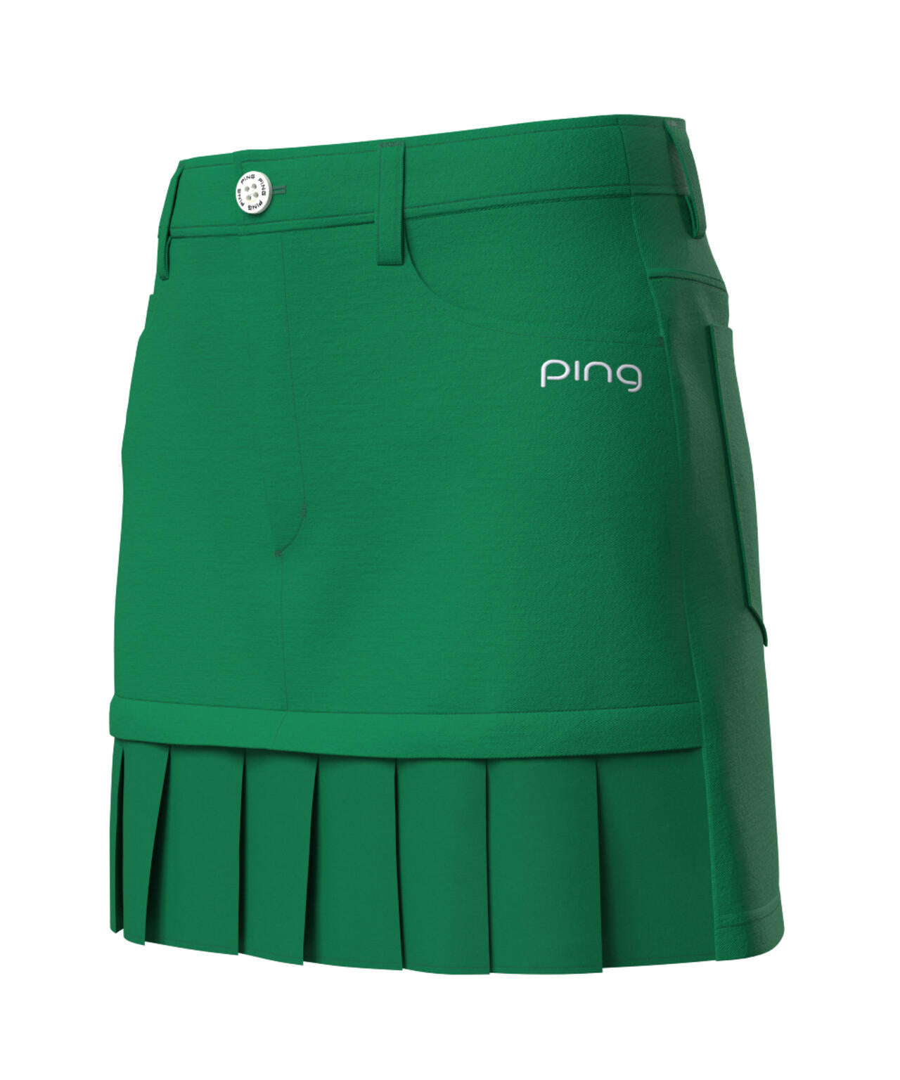 【PING APPAREL】フェイクレイヤードプリーツスカート ＜LADIES LINE＞＜NATIVE＞ (LADIES)