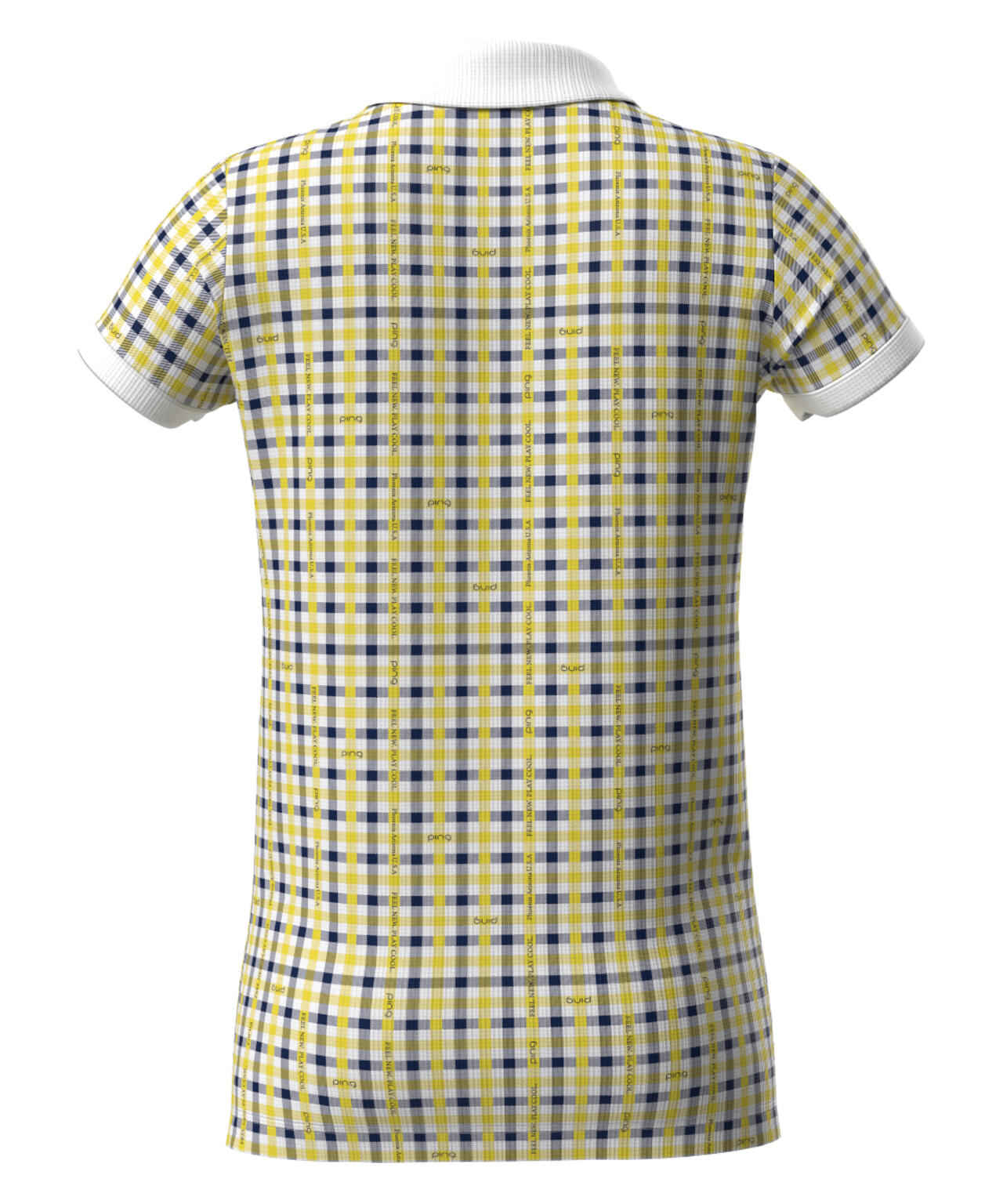 【PING APPAREL】総柄プリント半袖ポロシャツ ＜LADIES LINE＞＜PERFORMANCE＞ (LADIES)
