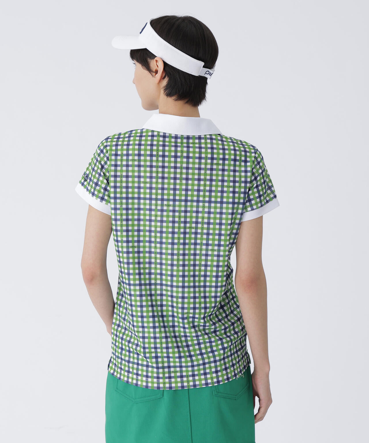 【PING APPAREL】総柄プリント半袖ポロシャツ ＜LADIES LINE＞＜PERFORMANCE＞ (LADIES)