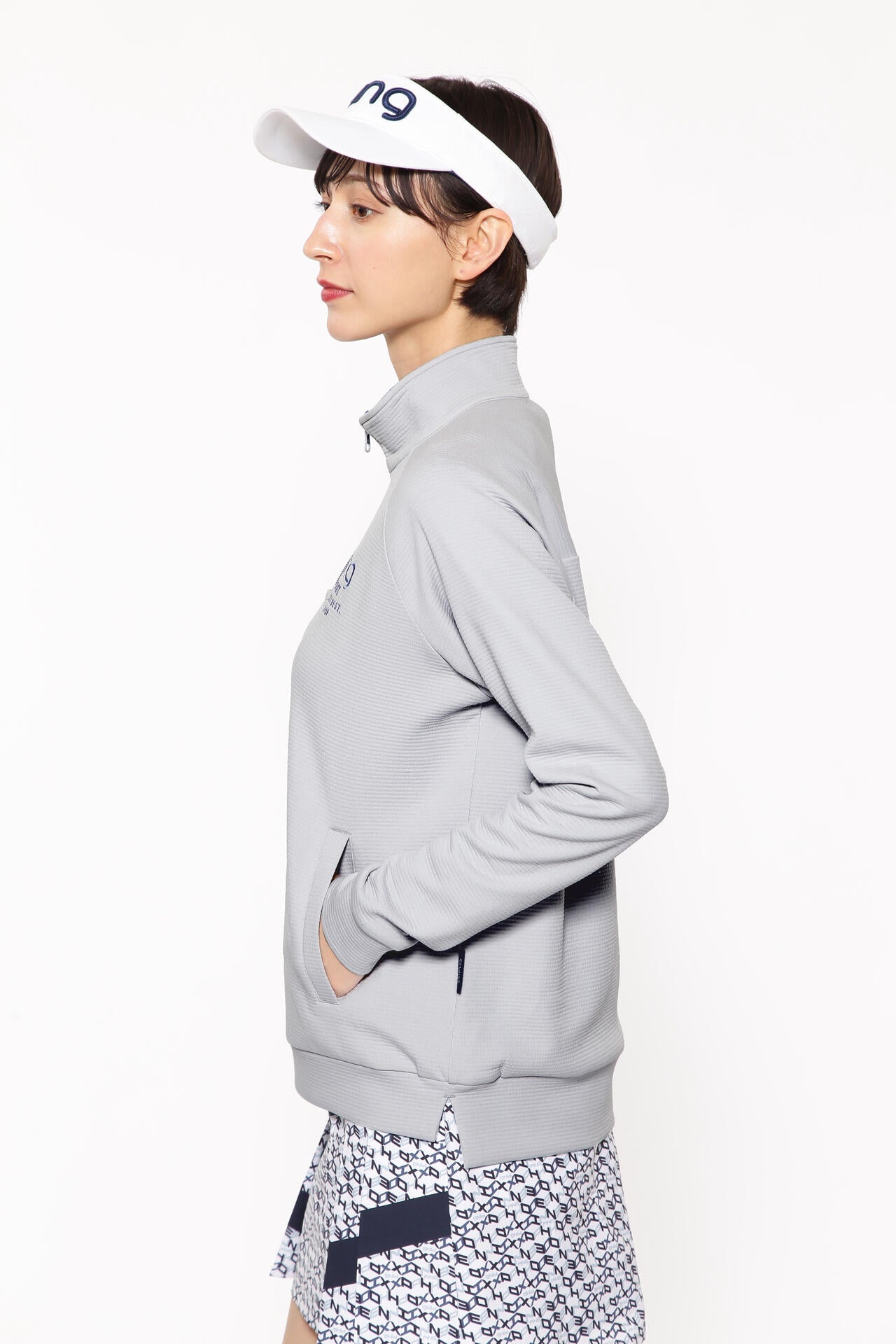 【PING APPAREL】ダンボールハーフジップカットソー ＜LADIES LINE＞＜PERFORMANCE＞ (LADIES)