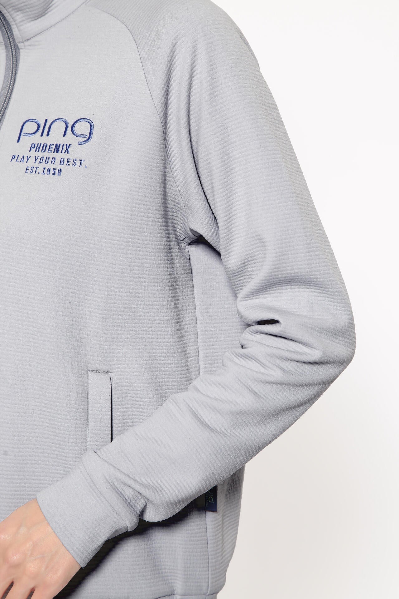 【PING APPAREL】ダンボールハーフジップカットソー ＜LADIES LINE＞＜PERFORMANCE＞ (LADIES)