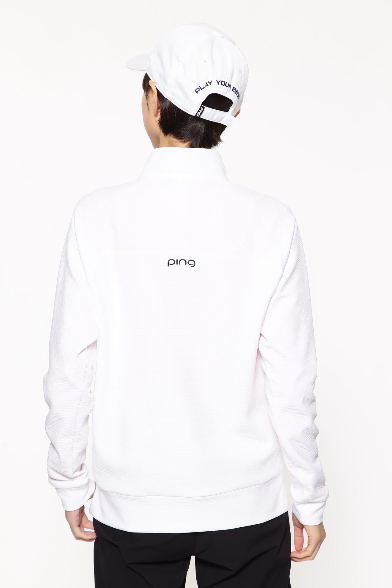 【PING APPAREL】ダンボールハーフジップカットソー ＜LADIES LINE＞＜PERFORMANCE＞ (LADIES)