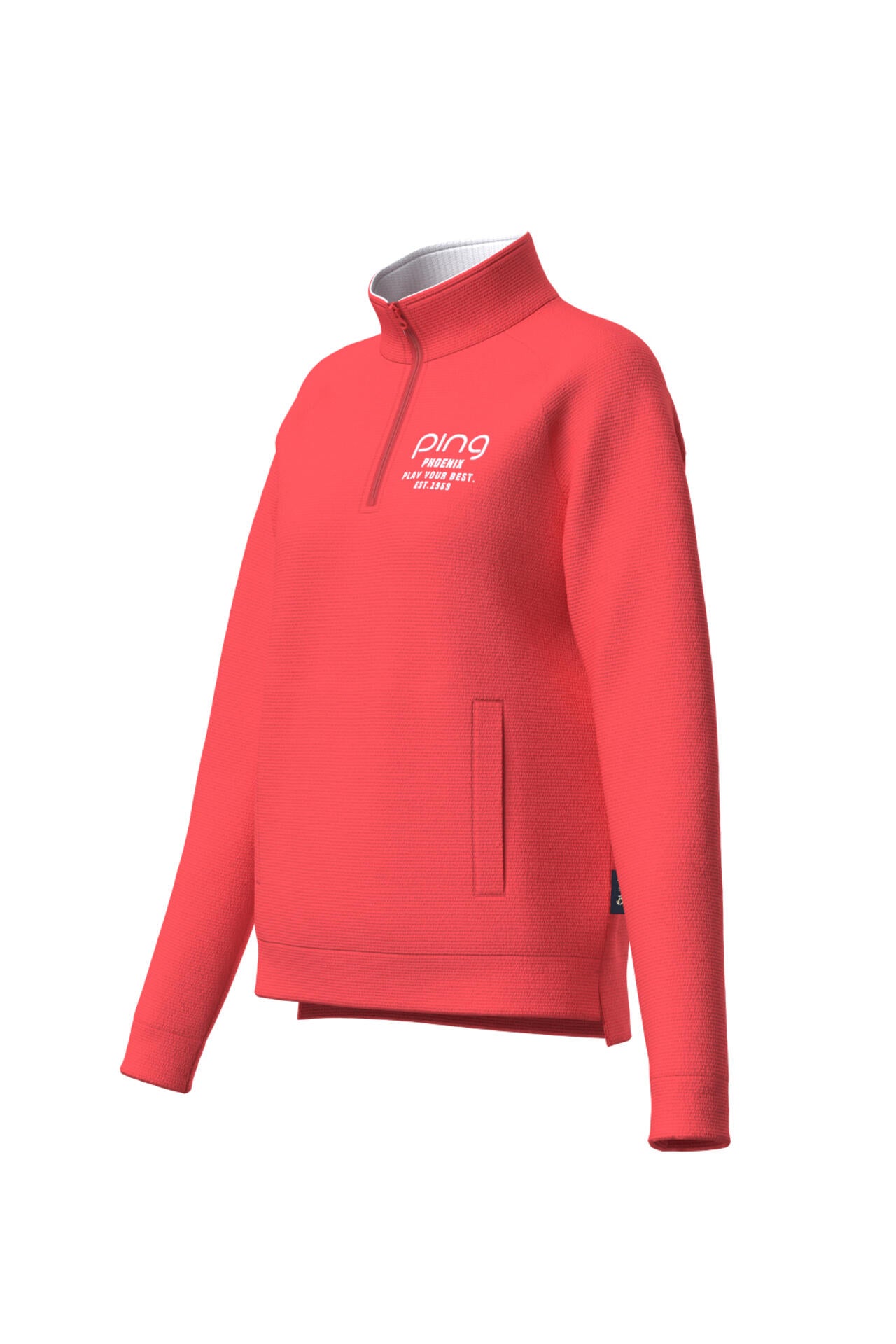 【PING APPAREL】ダンボールハーフジップカットソー ＜LADIES LINE＞＜PERFORMANCE＞ (LADIES)